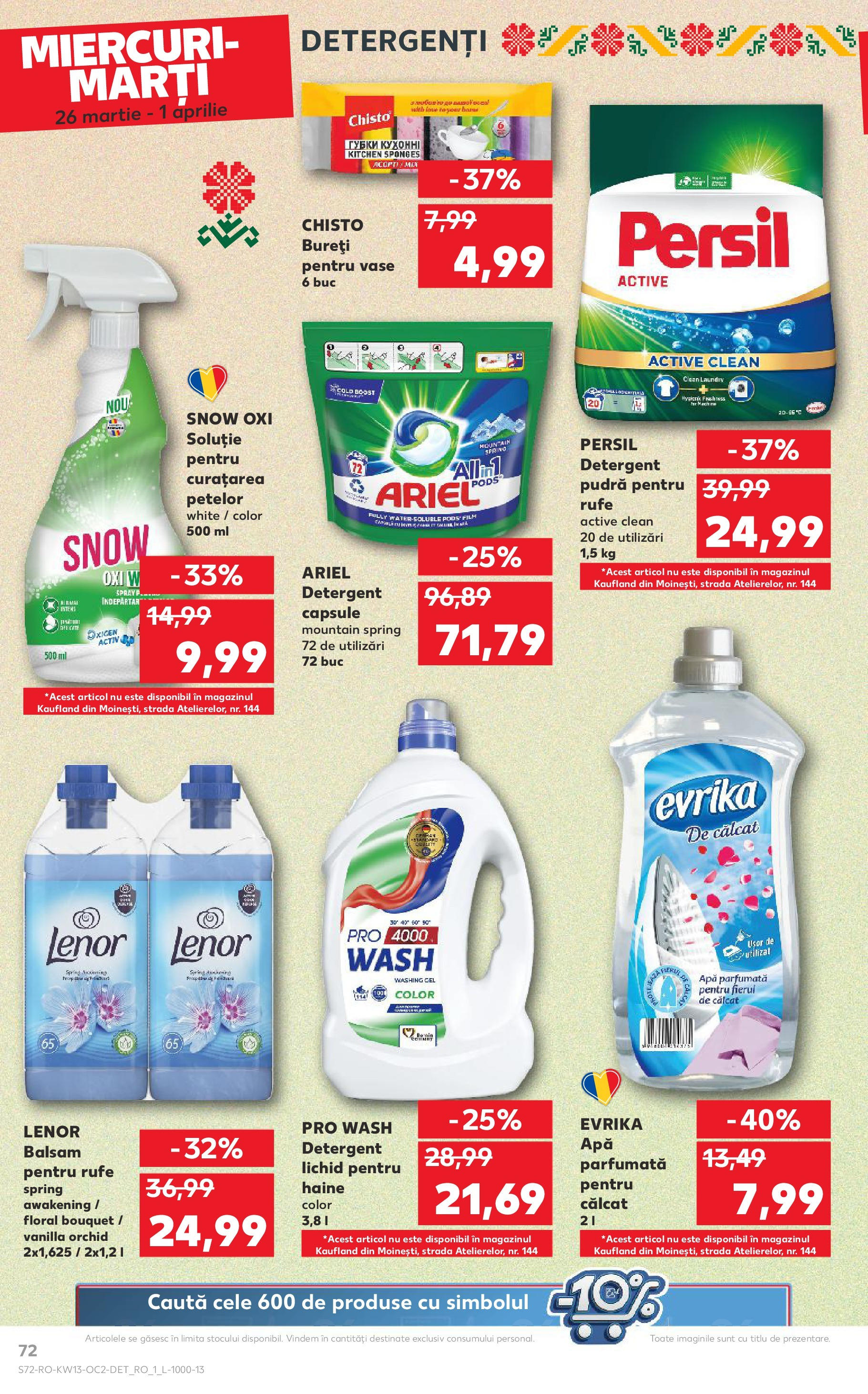 Catalog Kaufland 26 Martie - 1 Aprilie 2025 | Pagina 72 | Produse: Pomelo, Pudră, Detergent, Apă