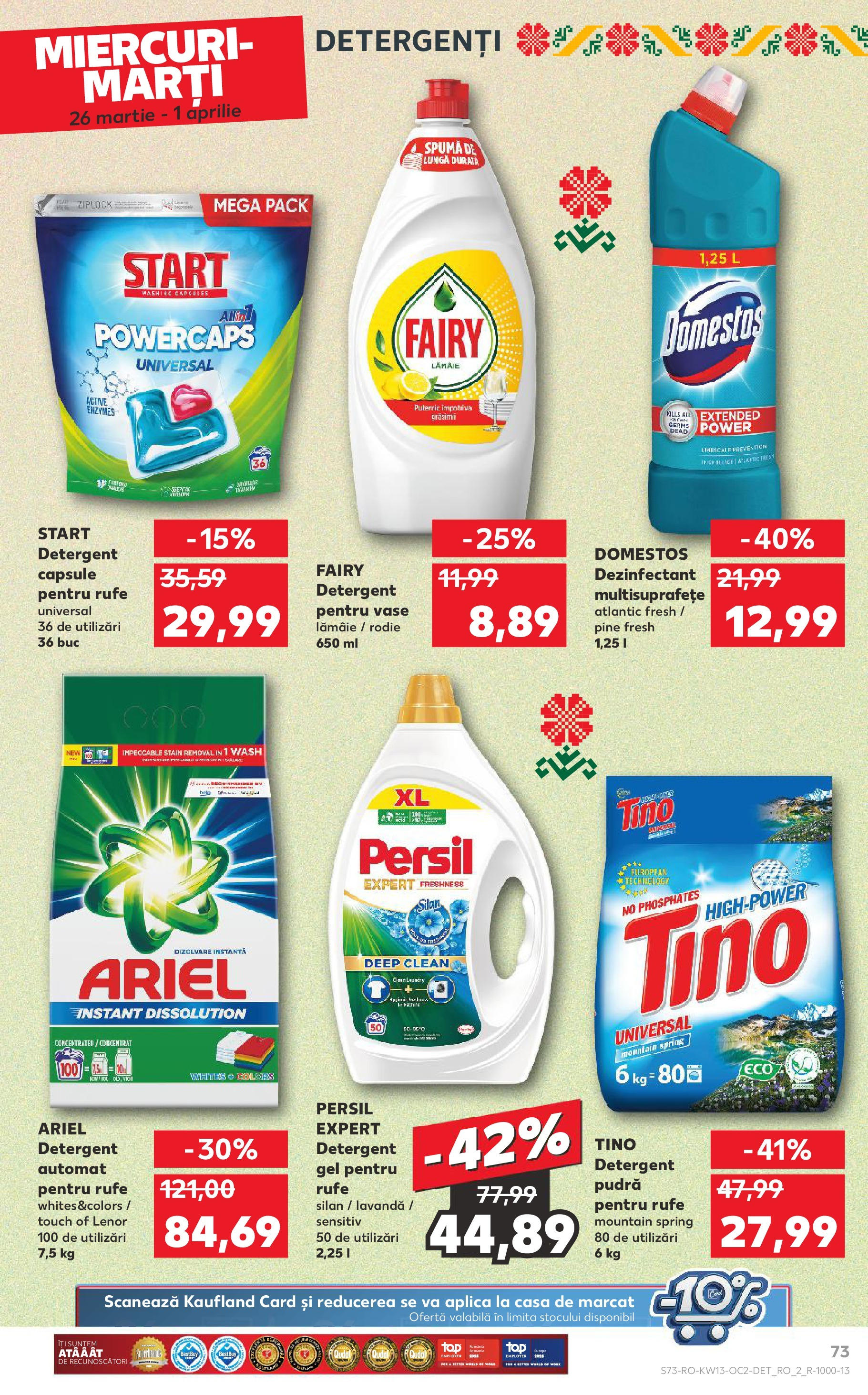 Catalog Kaufland 26 Martie - 1 Aprilie 2025 | Pagina 73 | Produse: Pomelo, Pudră, Detergent, Lămâie