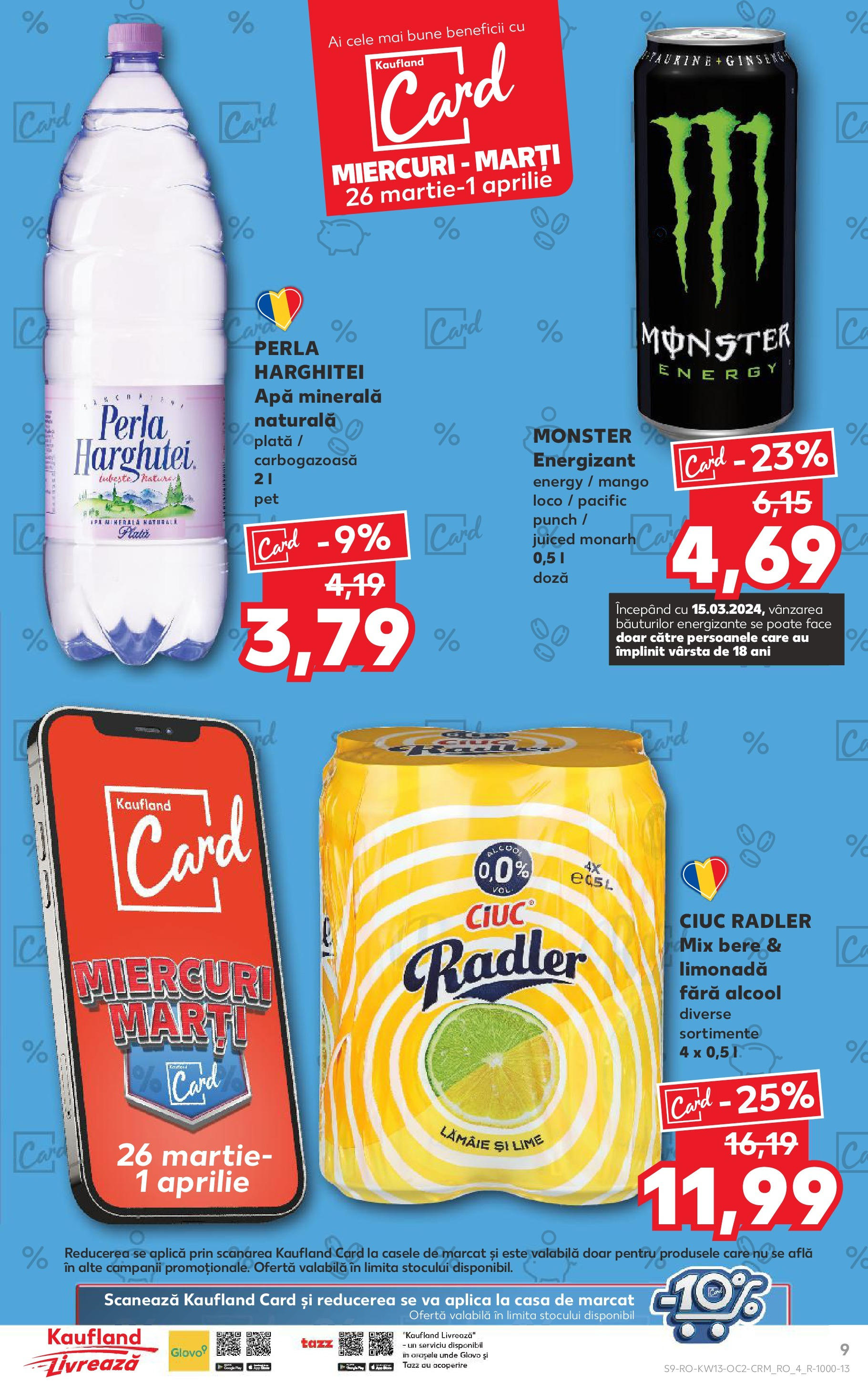 Catalog Kaufland 26 Martie - 1 Aprilie 2025 | Pagina 9 | Produse: Lime, Yazı tahtası kalemi, Apă, Lămâie