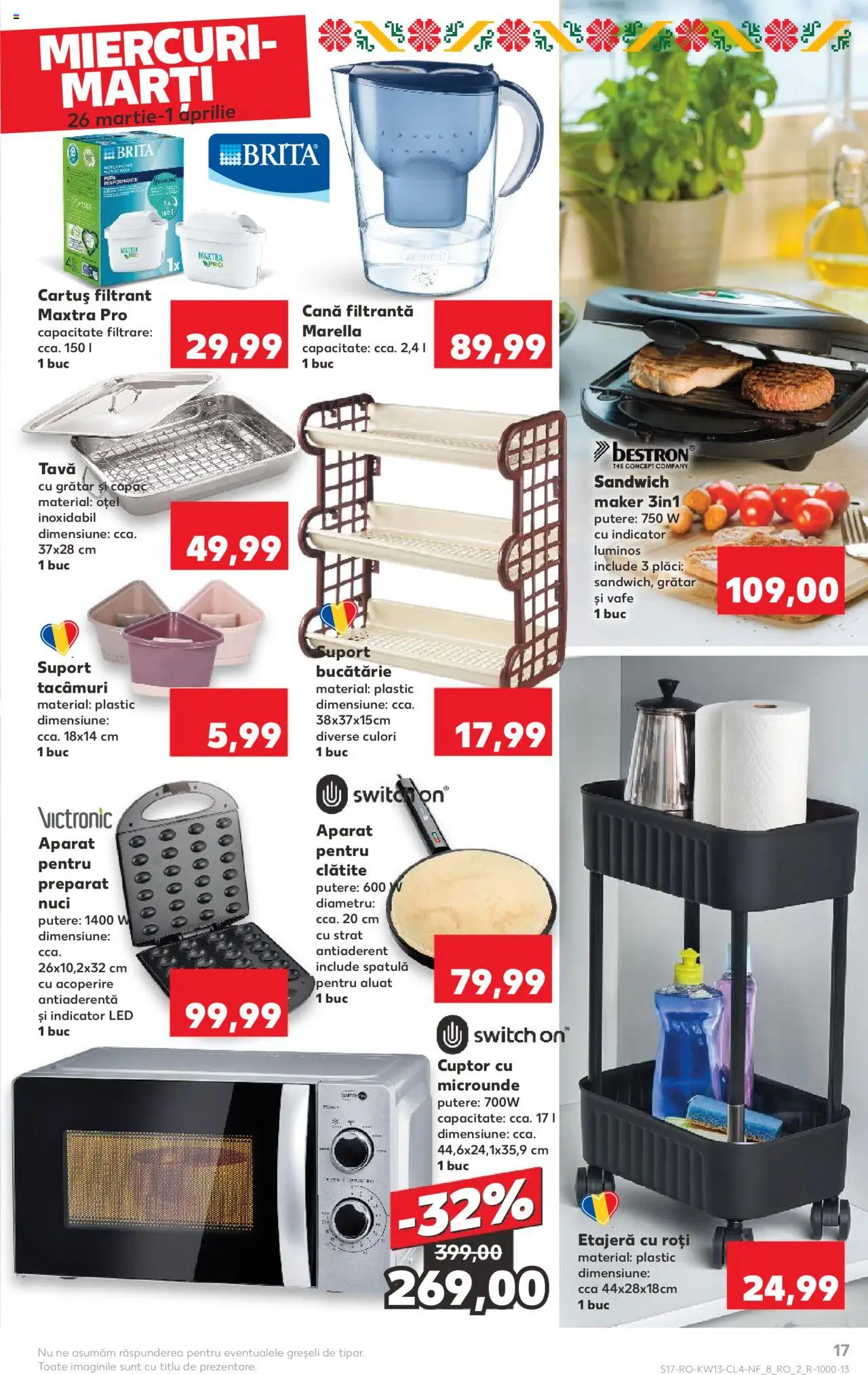 Catalog Kaufland 26 Martie - 1 Aprilie 2025 | Pagina 17 | Produse: Cuptor Cu Microunde, Bucătărie, Babak, Nuci