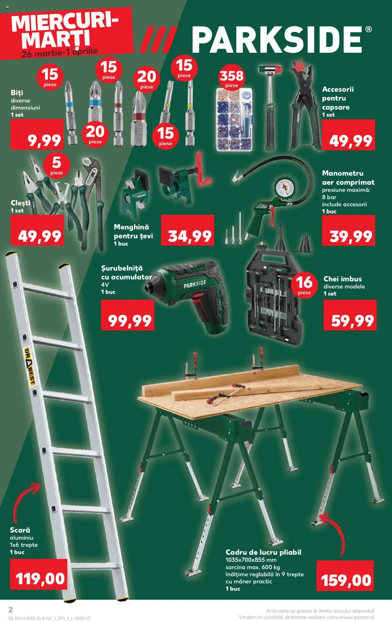 Catalog Kaufland 26 Martie - 1 Aprilie 2025 | Pagina 2 | Produse: Manometru, Scară, Mâner
