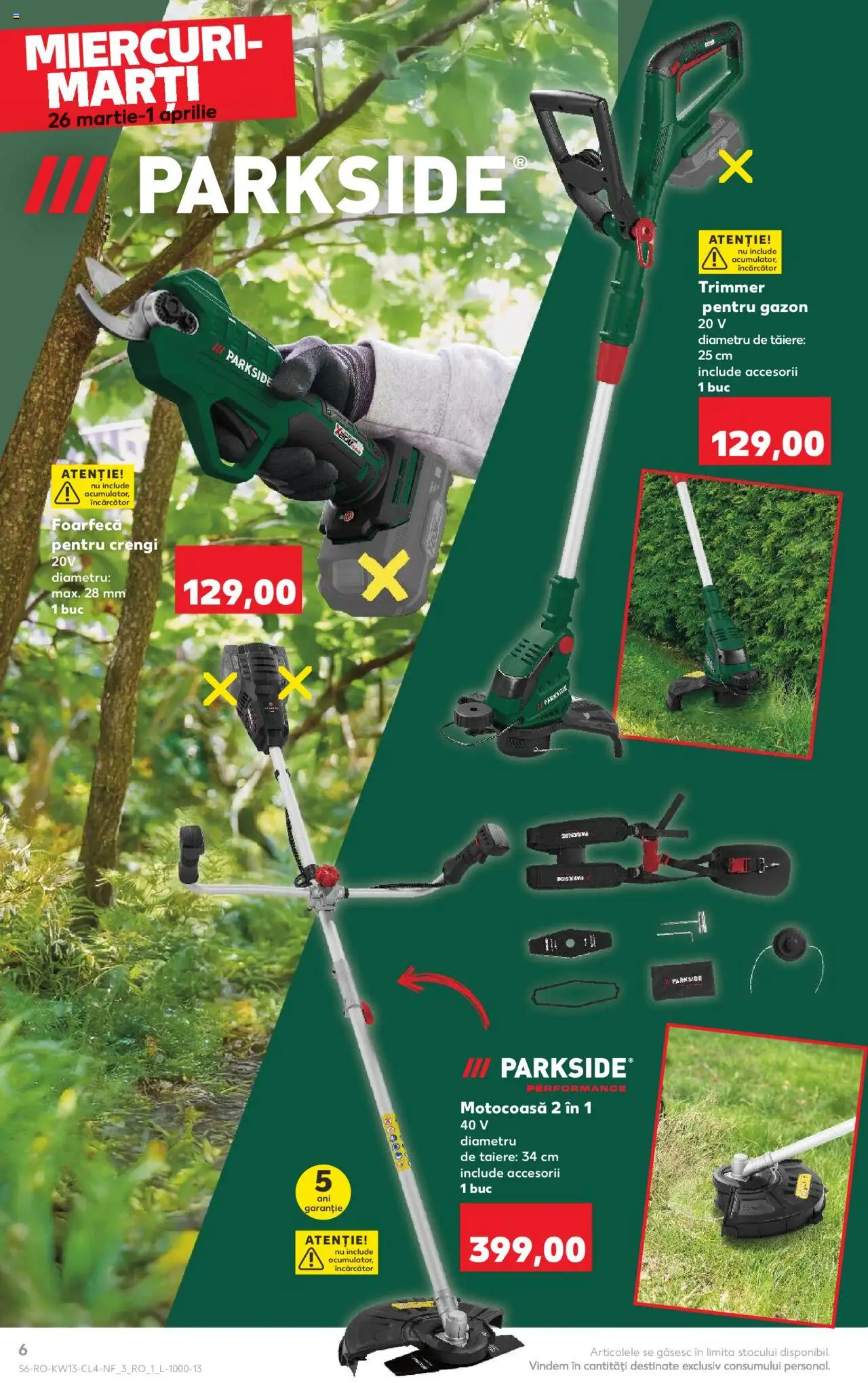 Catalog Kaufland 26 Martie - 1 Aprilie 2025 | Pagina 6 | Produse: Trimmer, Încărcător