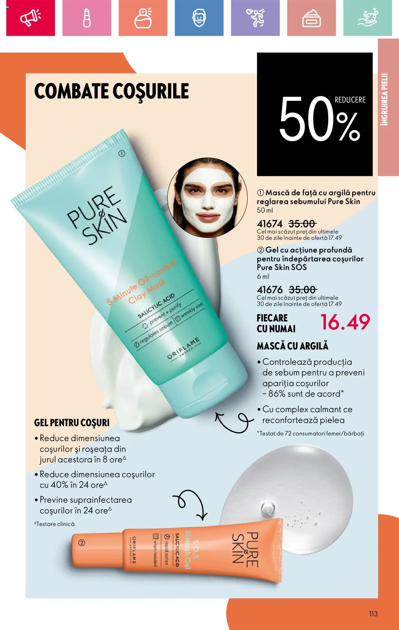 Catalog Oriflame 13 Aprilie - 3 Mai 2025 | Pagina 113 | Produse: Sos