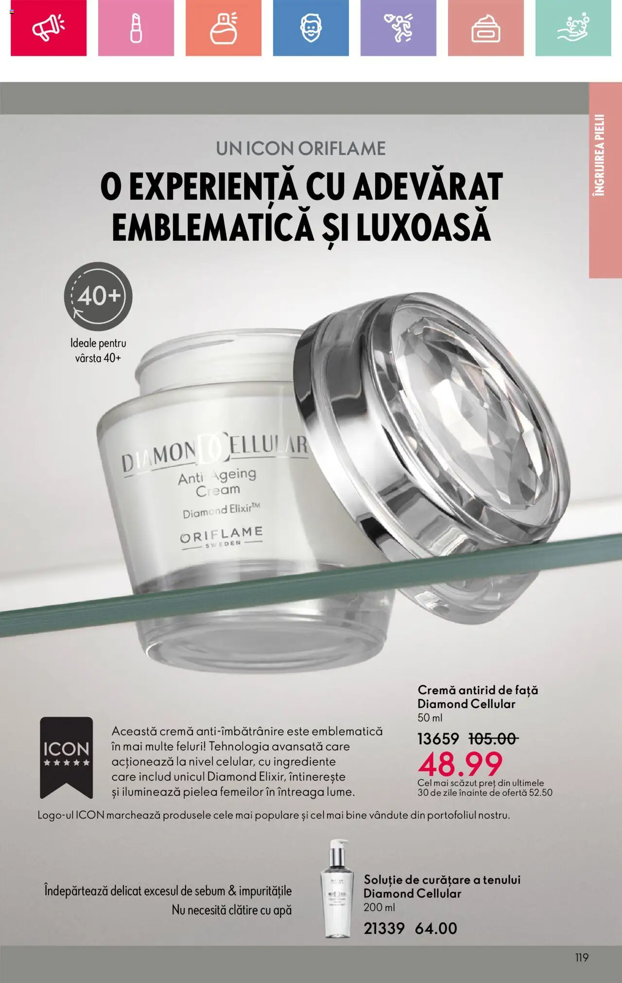 Catalog Oriflame 13 Aprilie - 3 Mai 2025 | Pagina 119 | Produse: Cremă, Demlik, Apă