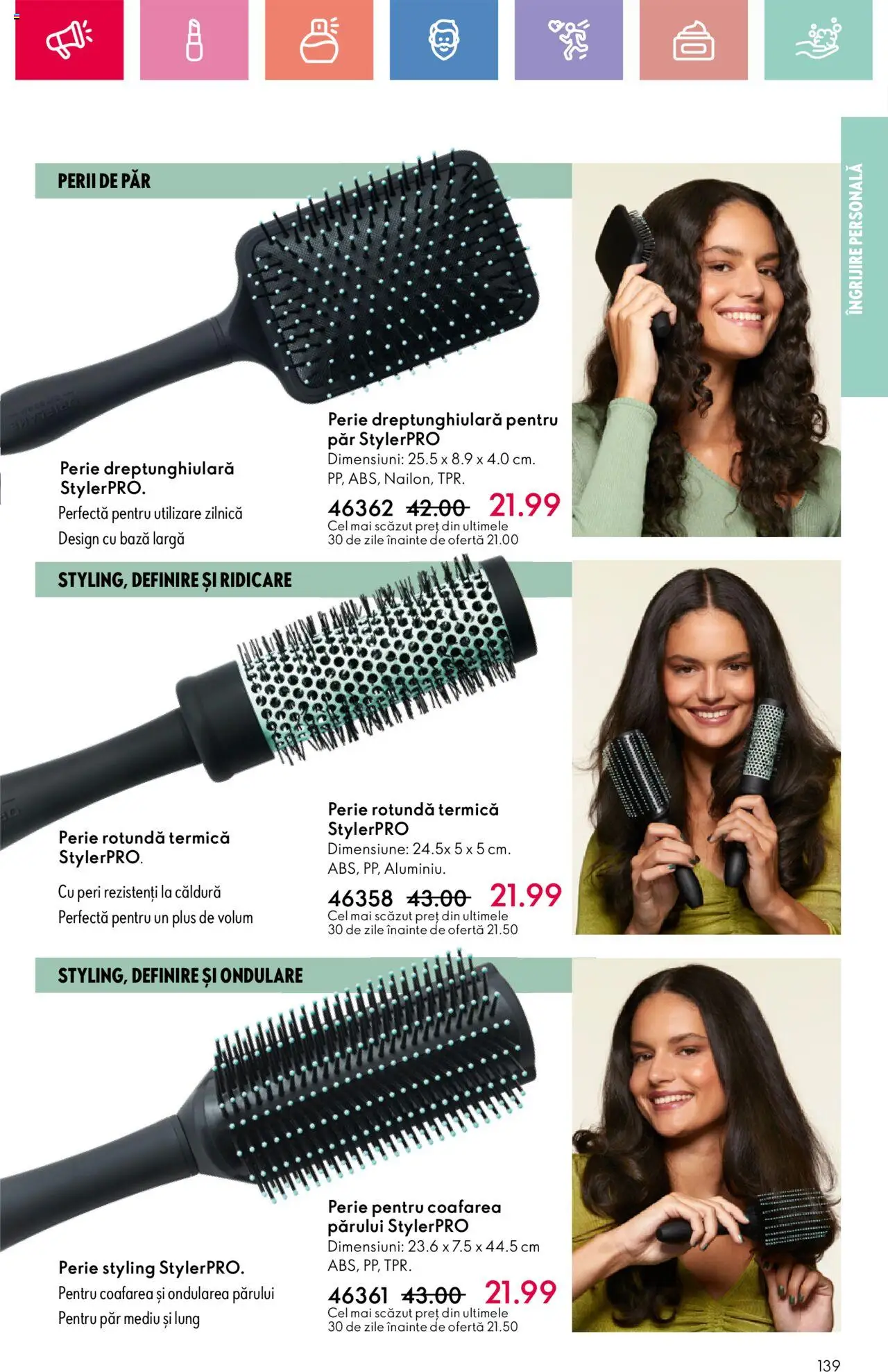 Catalog Oriflame 13 Aprilie - 3 Mai 2025 | Pagina 139 | Produse: Perie