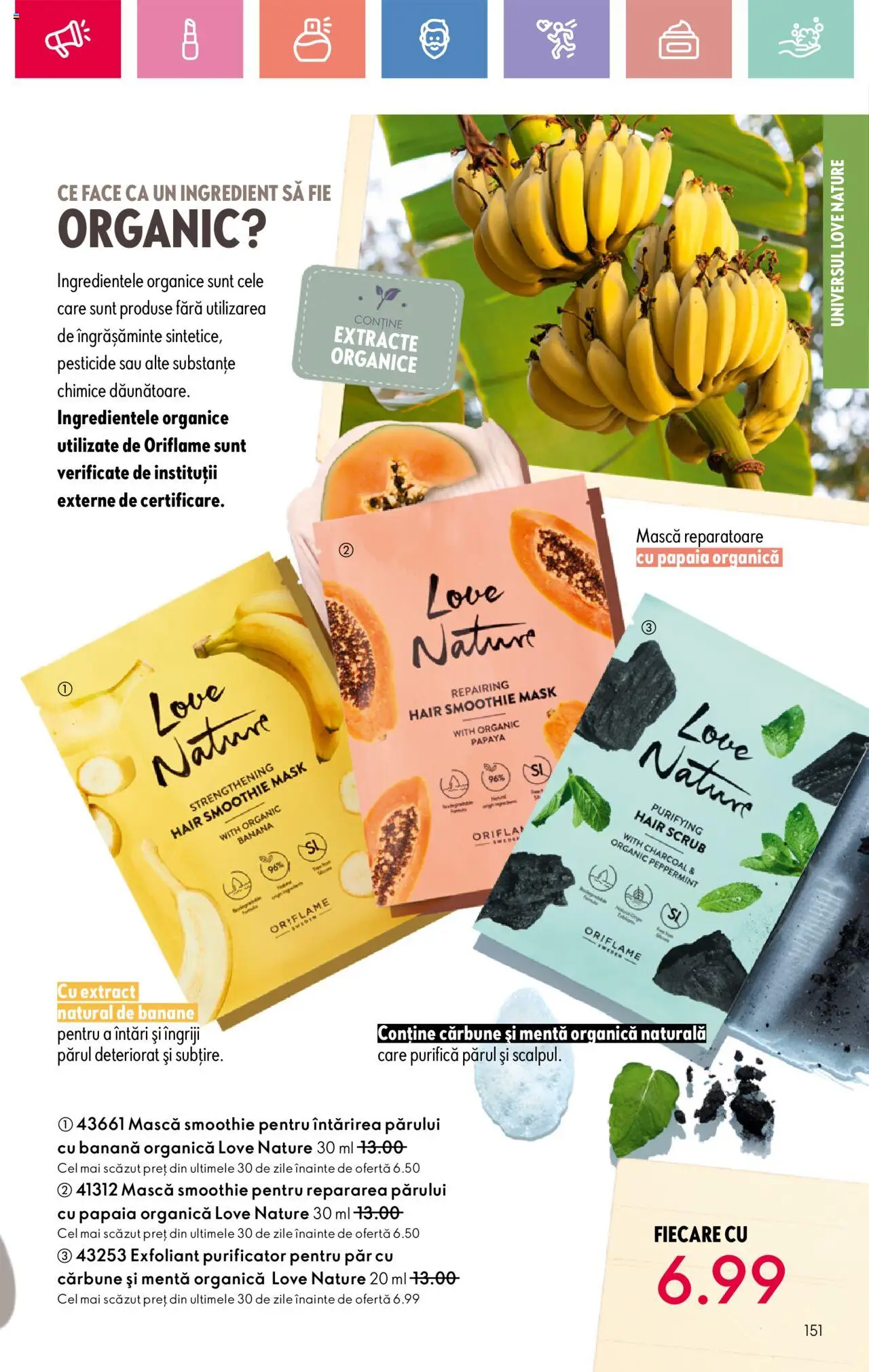 Catalog Oriflame 13 Aprilie - 3 Mai 2025 | Pagina 151 | Produse: Exfoliant, Scrub, Banane, Smoothie
