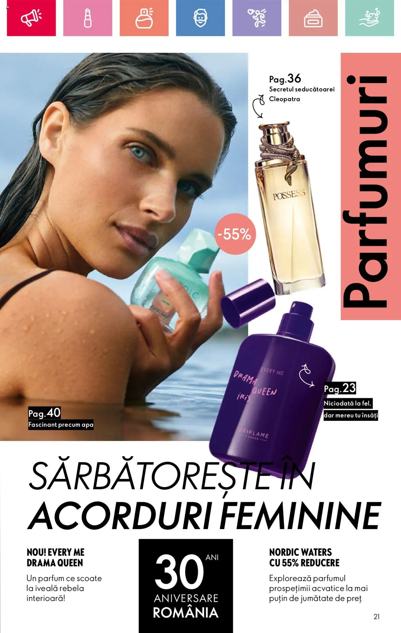 Catalog Oriflame 13 Aprilie - 3 Mai 2025 | Pagina 21 | Produse: Parfum, Apă