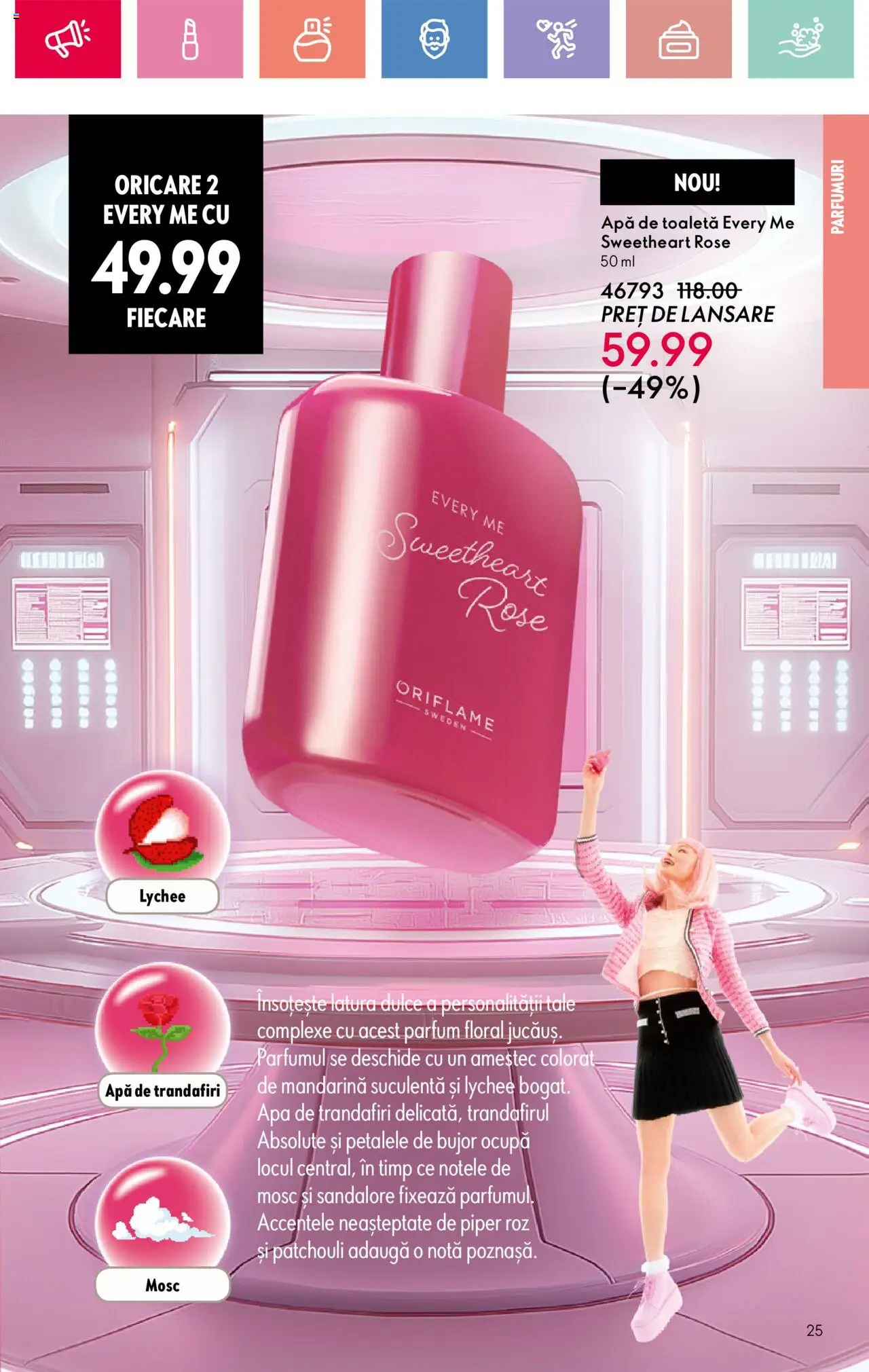 Catalog Oriflame 13 Aprilie - 3 Mai 2025 | Pagina 25 | Produse: Parfum, Apă de toaletă, Apă, Piper