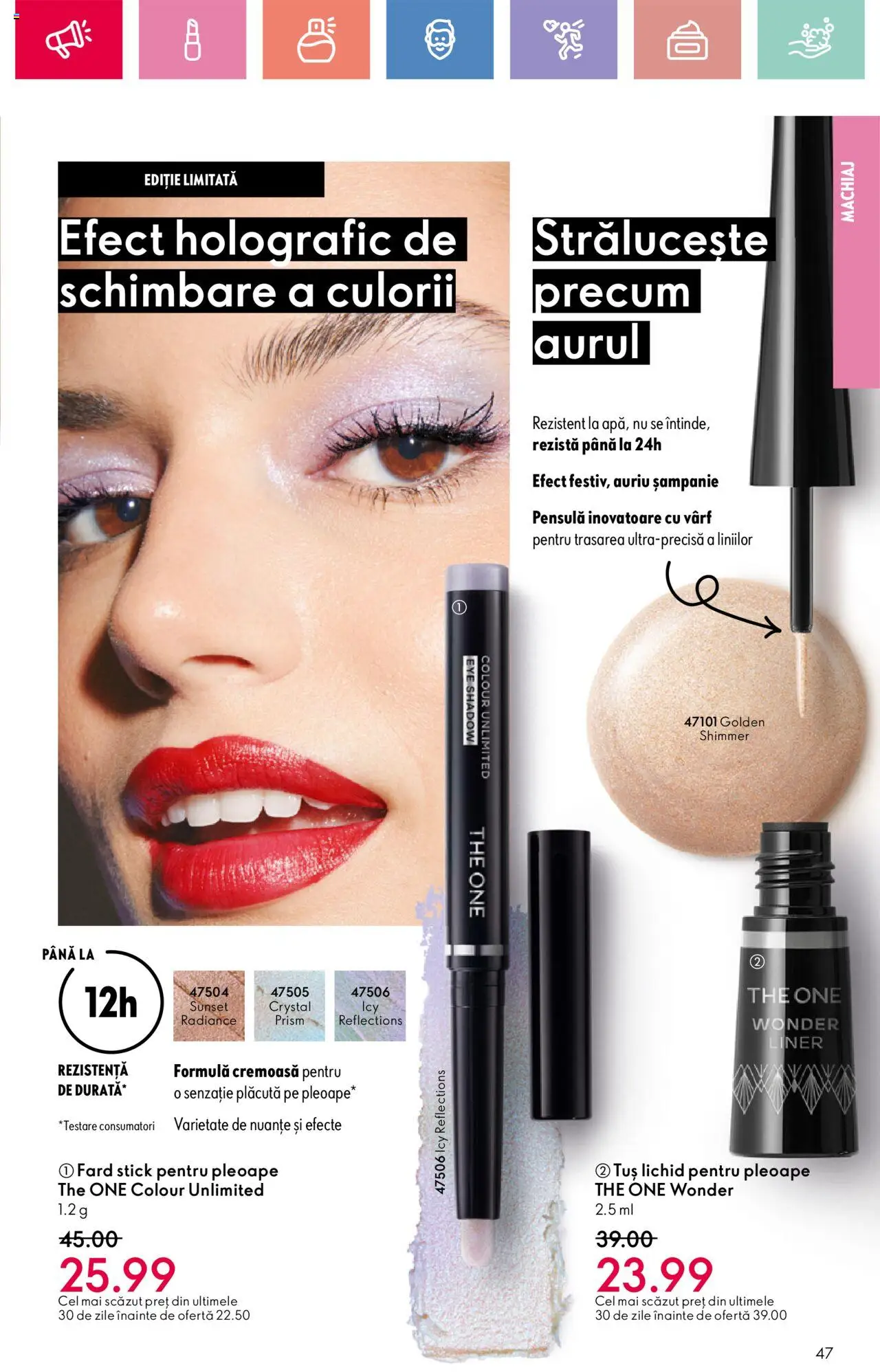 Catalog Oriflame 13 Aprilie - 3 Mai 2025 | Pagina 47 | Produse: Machiaj