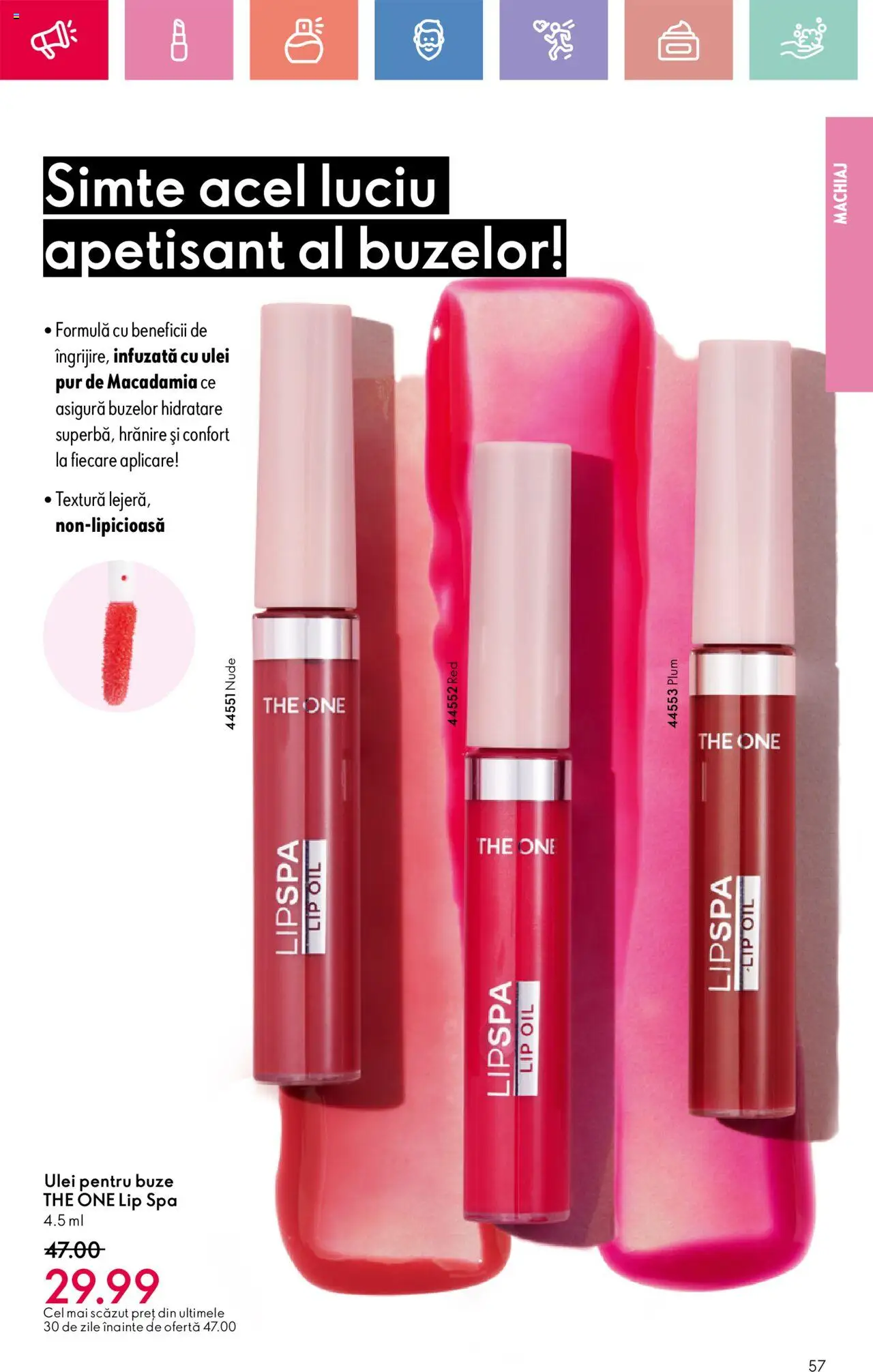 Catalog Oriflame 13 Aprilie - 3 Mai 2025 | Pagina 57 | Produse: Machiaj, Ulei
