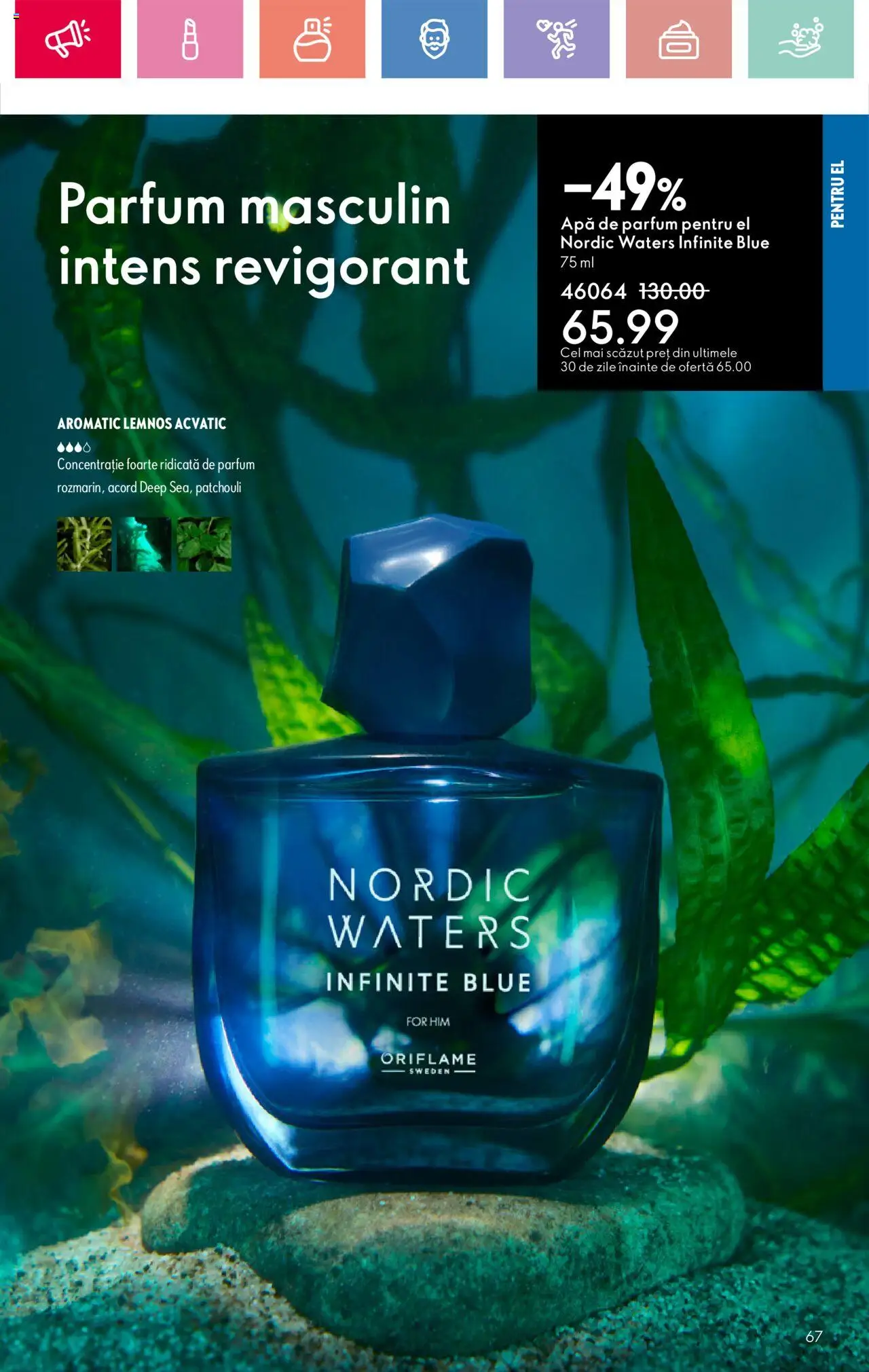 Catalog Oriflame 13 Aprilie - 3 Mai 2025 | Pagina 67 | Produse: Apă de parfum, Parfum, Apă