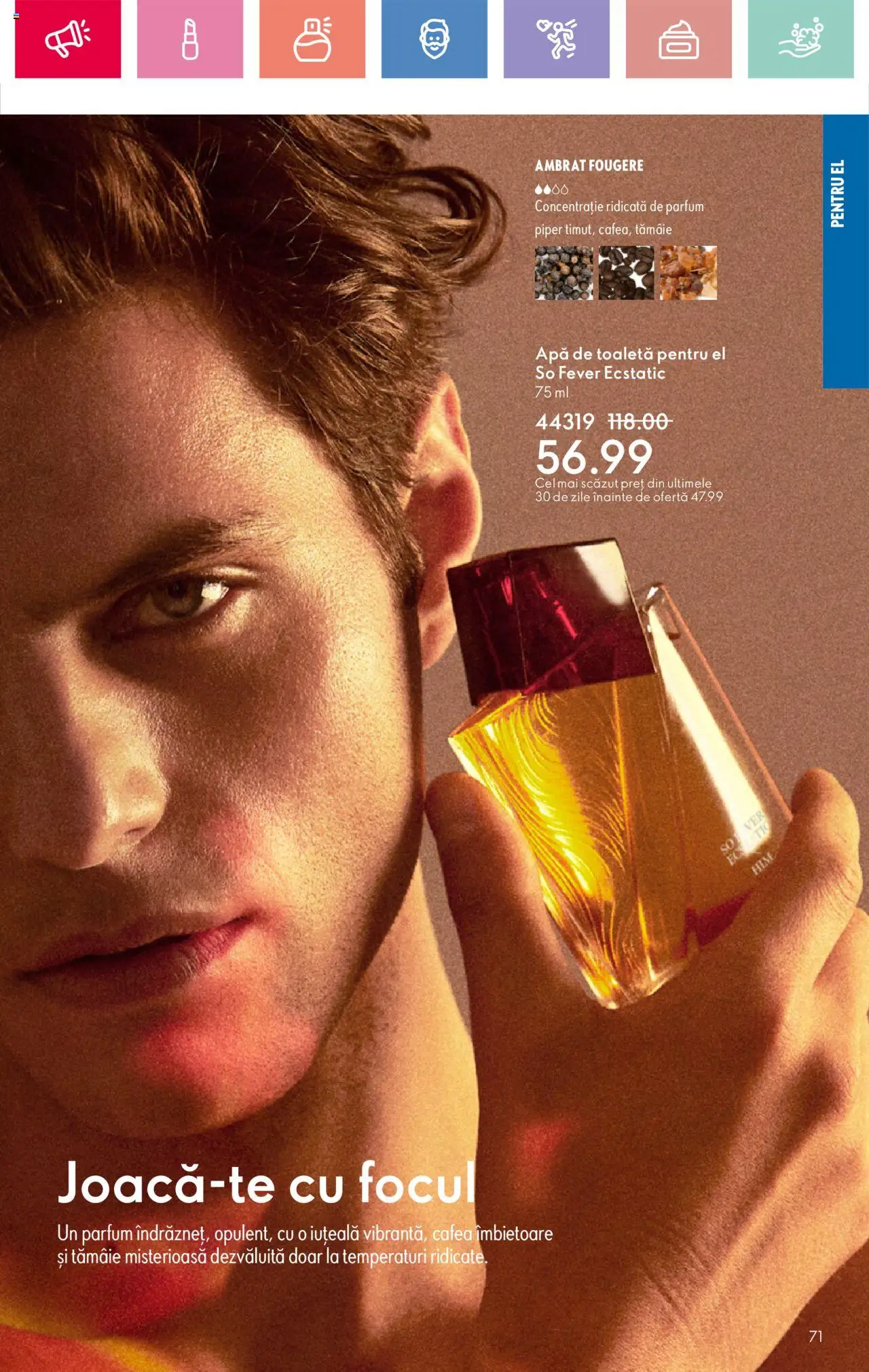 Catalog Oriflame 13 Aprilie - 3 Mai 2025 | Pagina 71 | Produse: Toaletă, Parfum, Cafea, Piper