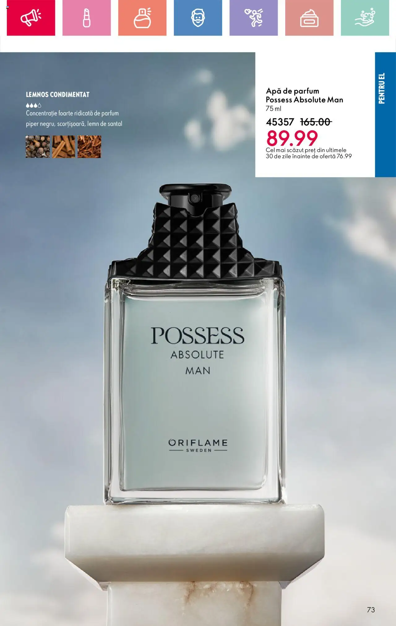 Catalog Oriflame 13 Aprilie - 3 Mai 2025 | Pagina 73 | Produse: Apă de parfum, Parfum, Apă, Piper