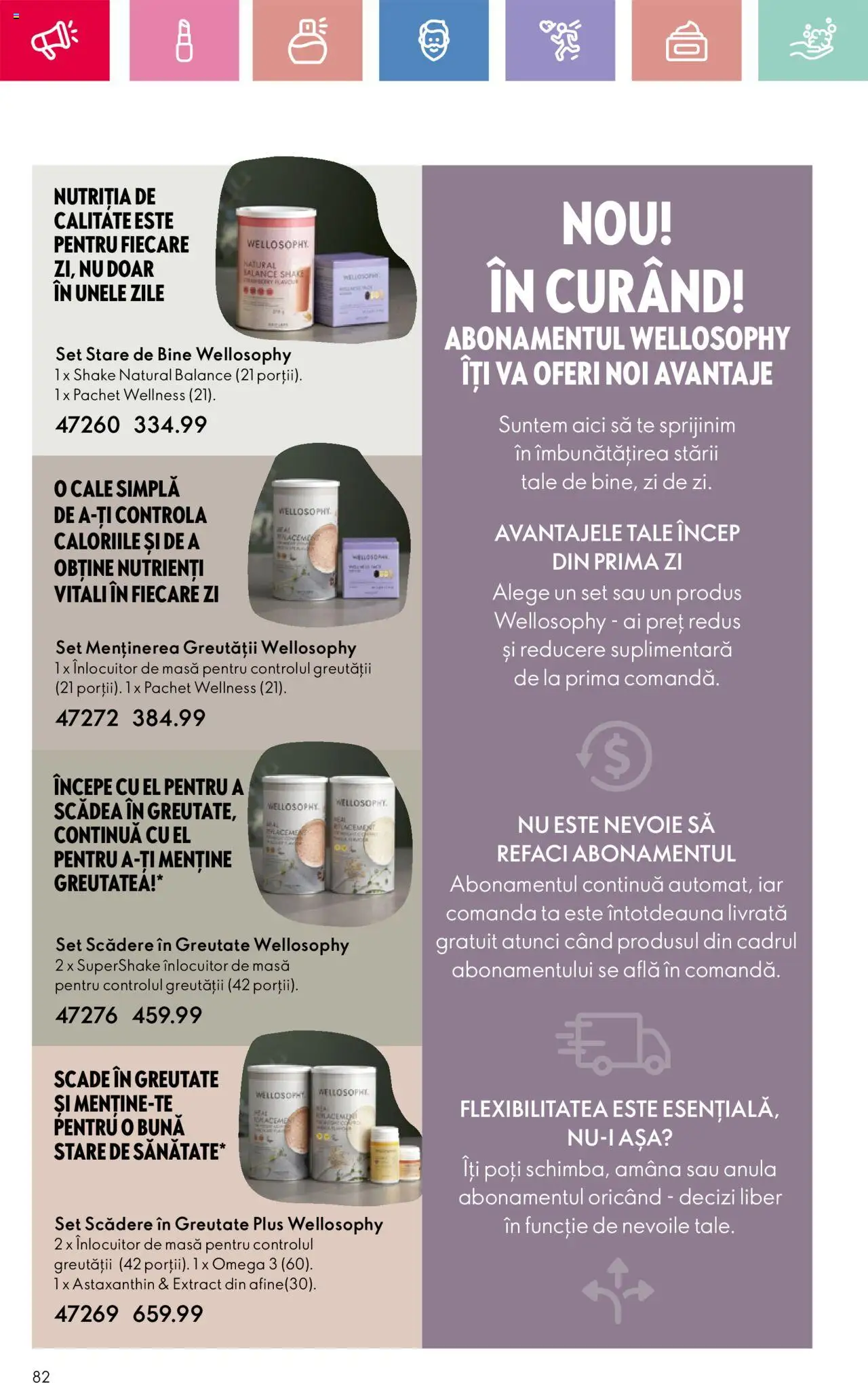 Catalog Oriflame 13 Aprilie - 3 Mai 2025 | Pagina 82 | Produse: Masă, Shake