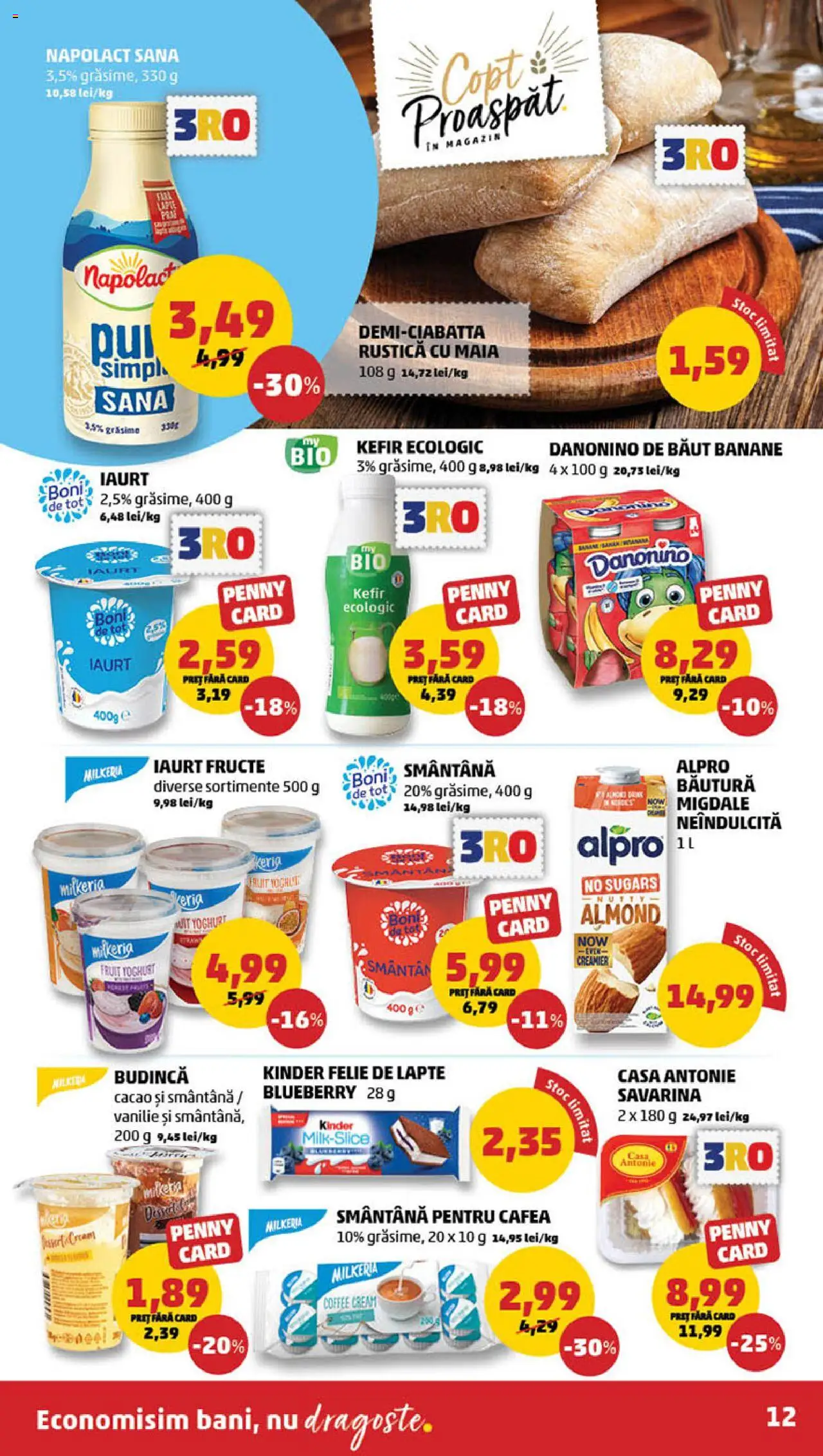 Catalog PENNY Market 26 Martie - 1 Aprilie 2025 | Pagina 12 | Produse: Savarină, Lapte, Cacao, Smântână
