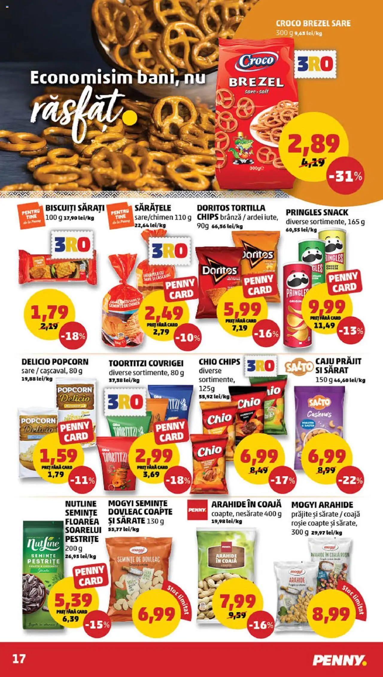 Catalog PENNY Market 26 Martie - 1 Aprilie 2025 | Pagina 17 | Produse: Ardei, Covrigei, Caju, Biscuiți