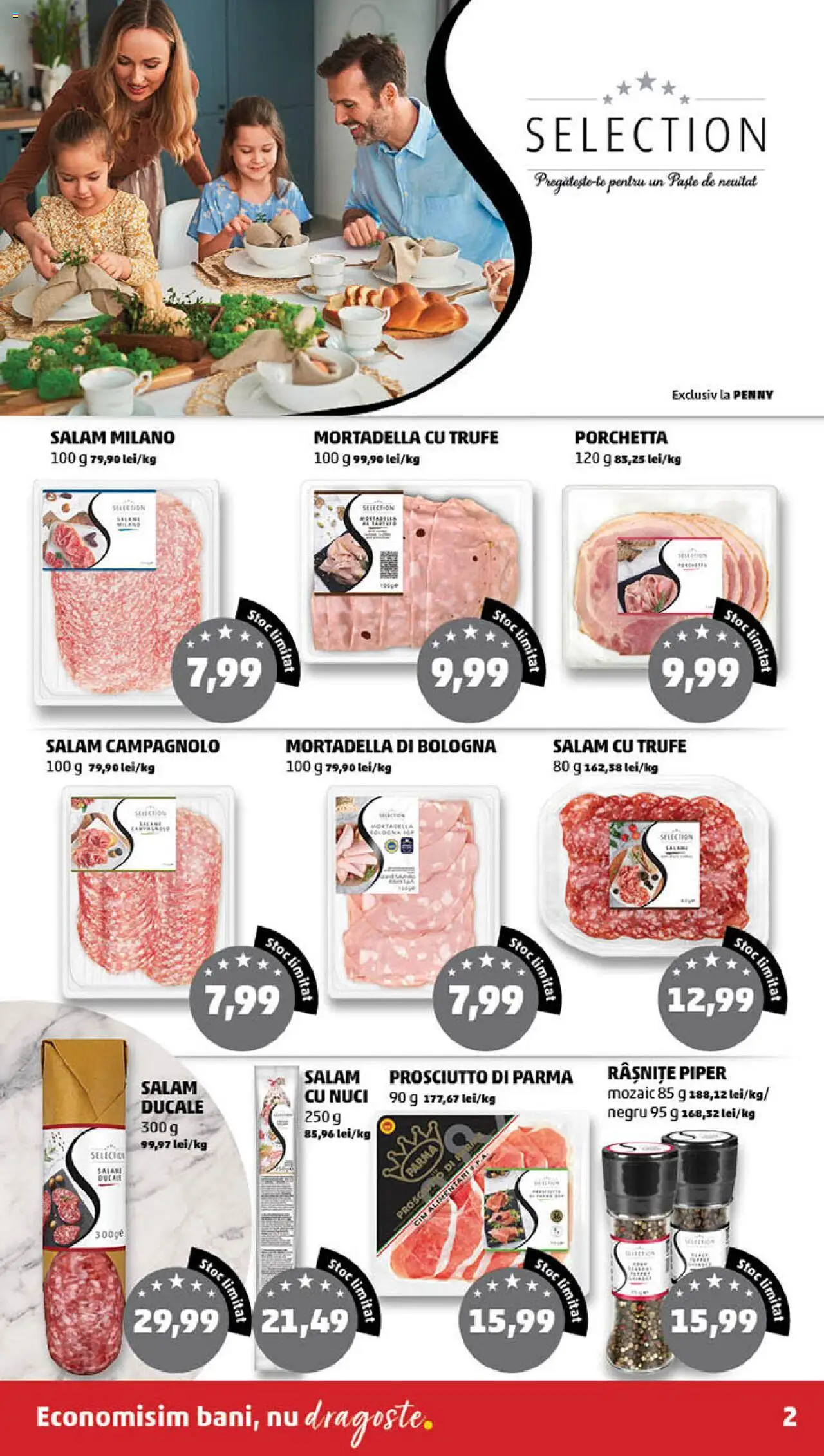 Catalog PENNY Market 26 Martie - 1 Aprilie 2025 | Pagina 2 | Produse: Salam, Paste, Nuci, Piper