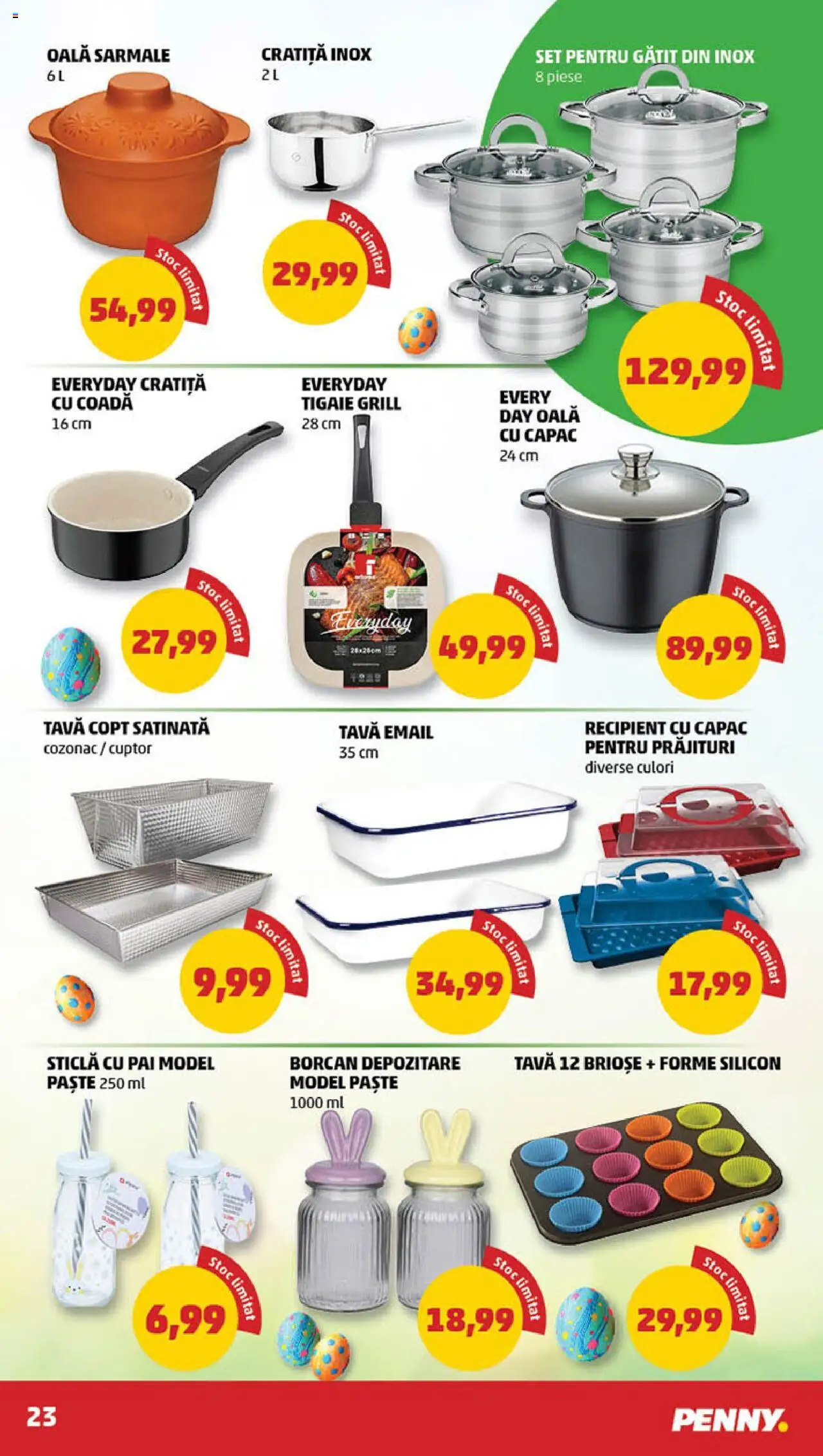 Catalog PENNY Market 26 Martie - 1 Aprilie 2025 | Pagina 23 | Produse: Cuptor, Tigaie, Cratiță, Oală