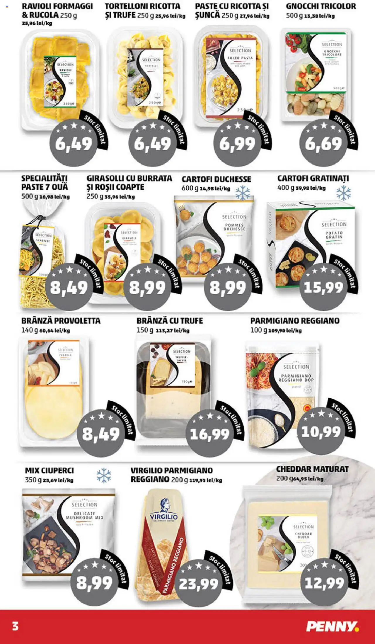 Catalog PENNY Market 26 Martie - 1 Aprilie 2025 | Pagina 3 | Produse: Ciuperci, Brânză, Ouă, Șuncă