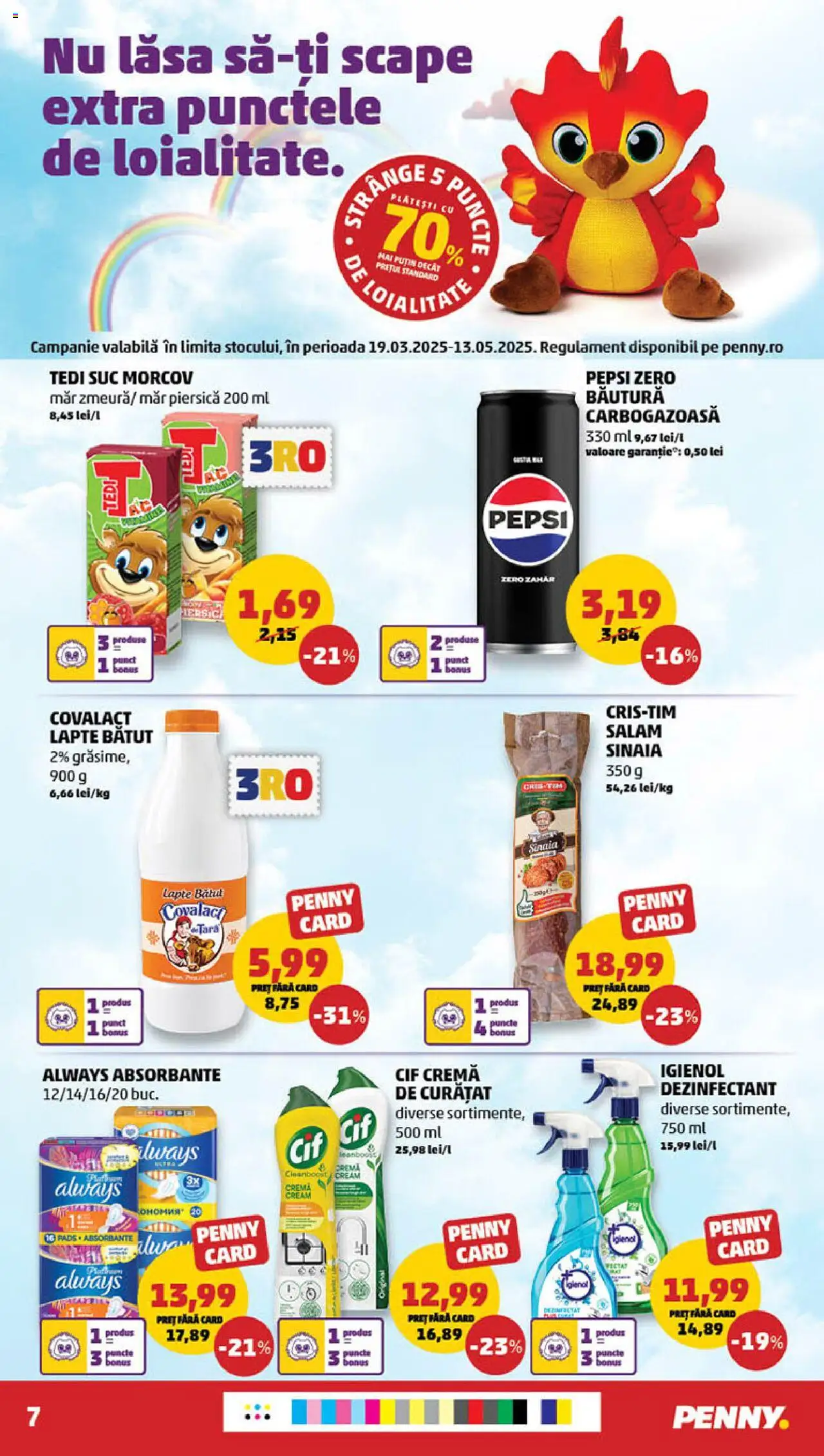 Catalog PENNY Market 26 Martie - 1 Aprilie 2025 | Pagina 7 | Produse: Pară, Lapte, Absorbante, Zahăr
