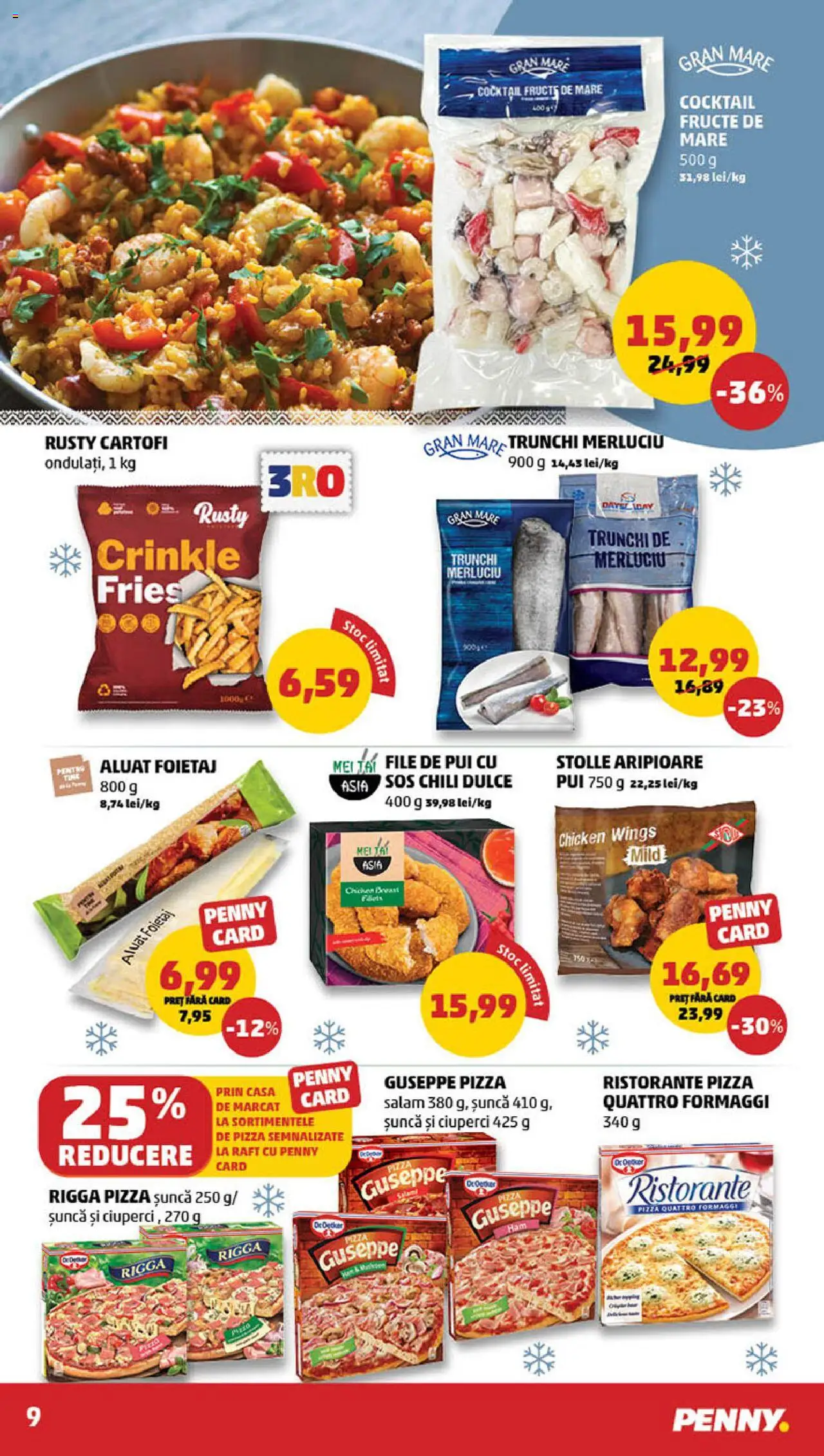 Catalog PENNY Market 26 Martie - 1 Aprilie 2025 | Pagina 9 | Produse: Șuncă, Cocktail, Cartofi, Sos