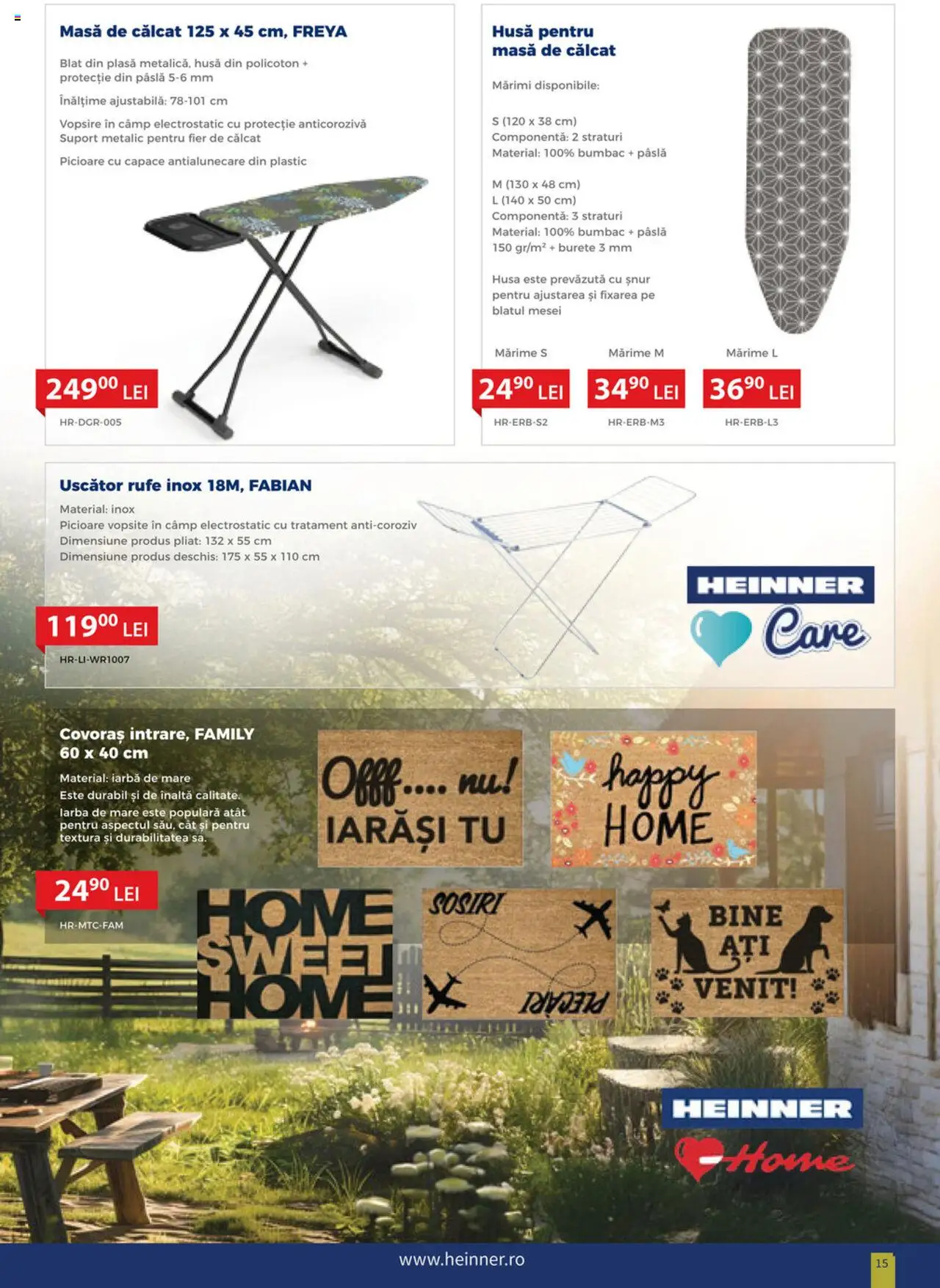 Catalog Carrefour 19 Martie - 24 Aprilie 2025 | Pagina 15 | Produse: Fier de călcat, Uscător, Masă, Masă de călcat
