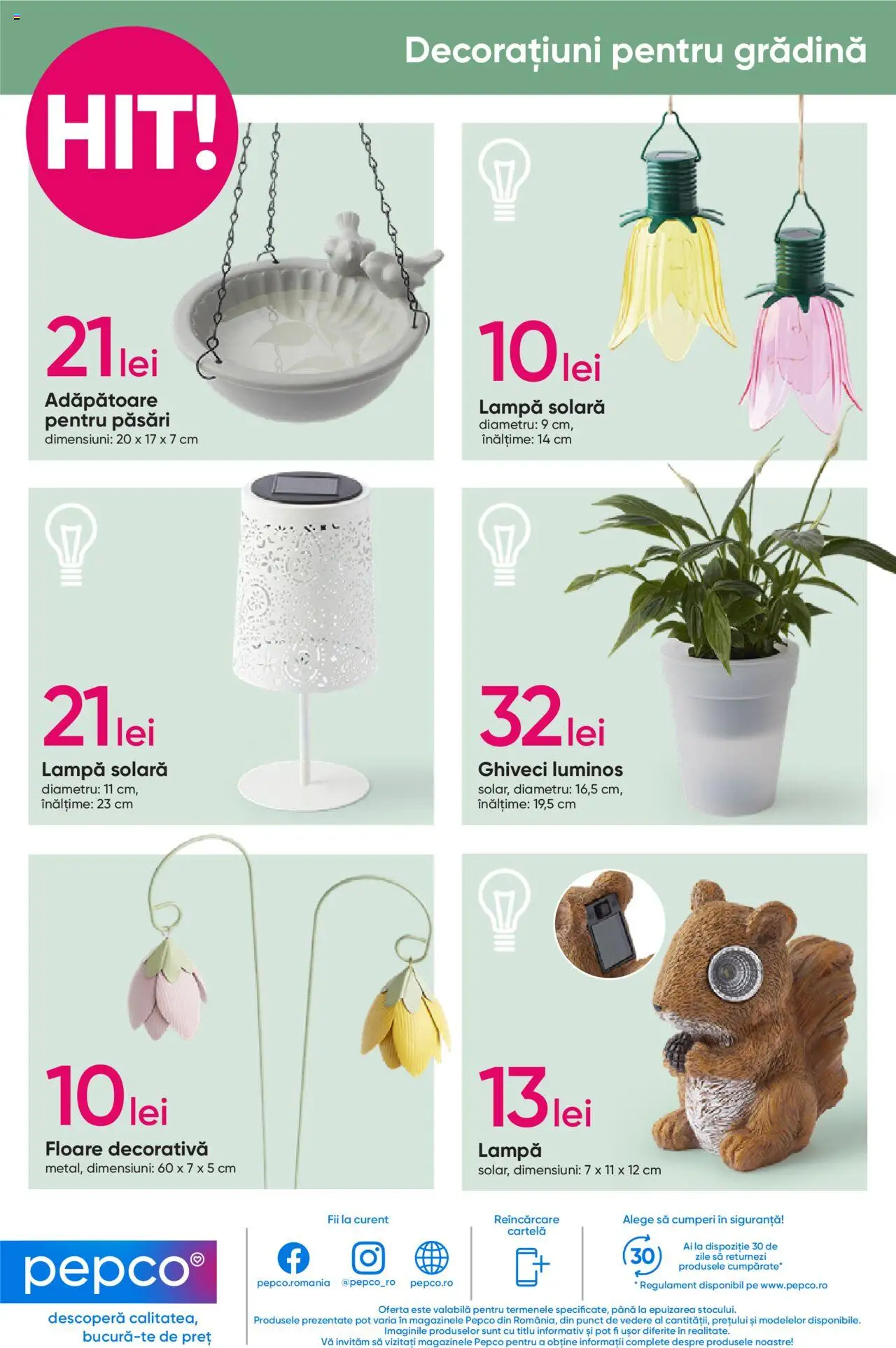 Catalog Pepco 27 Martie - 9 Aprilie 2025 | Pagina 12 | Produse: Ghiveci, Lampă