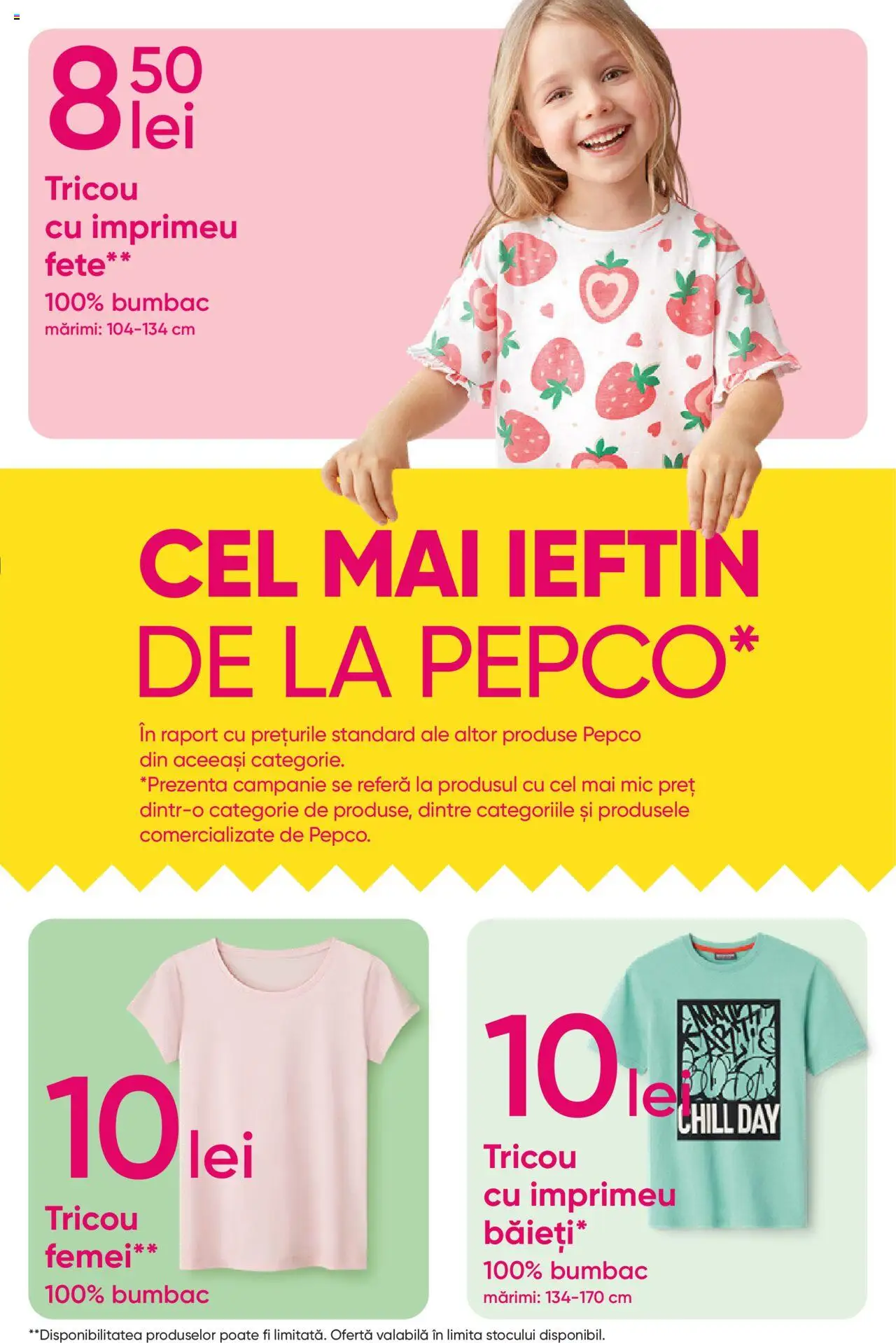 Catalog Pepco 27 Martie - 9 Aprilie 2025 | Pagina 13 | Produse: Tricou