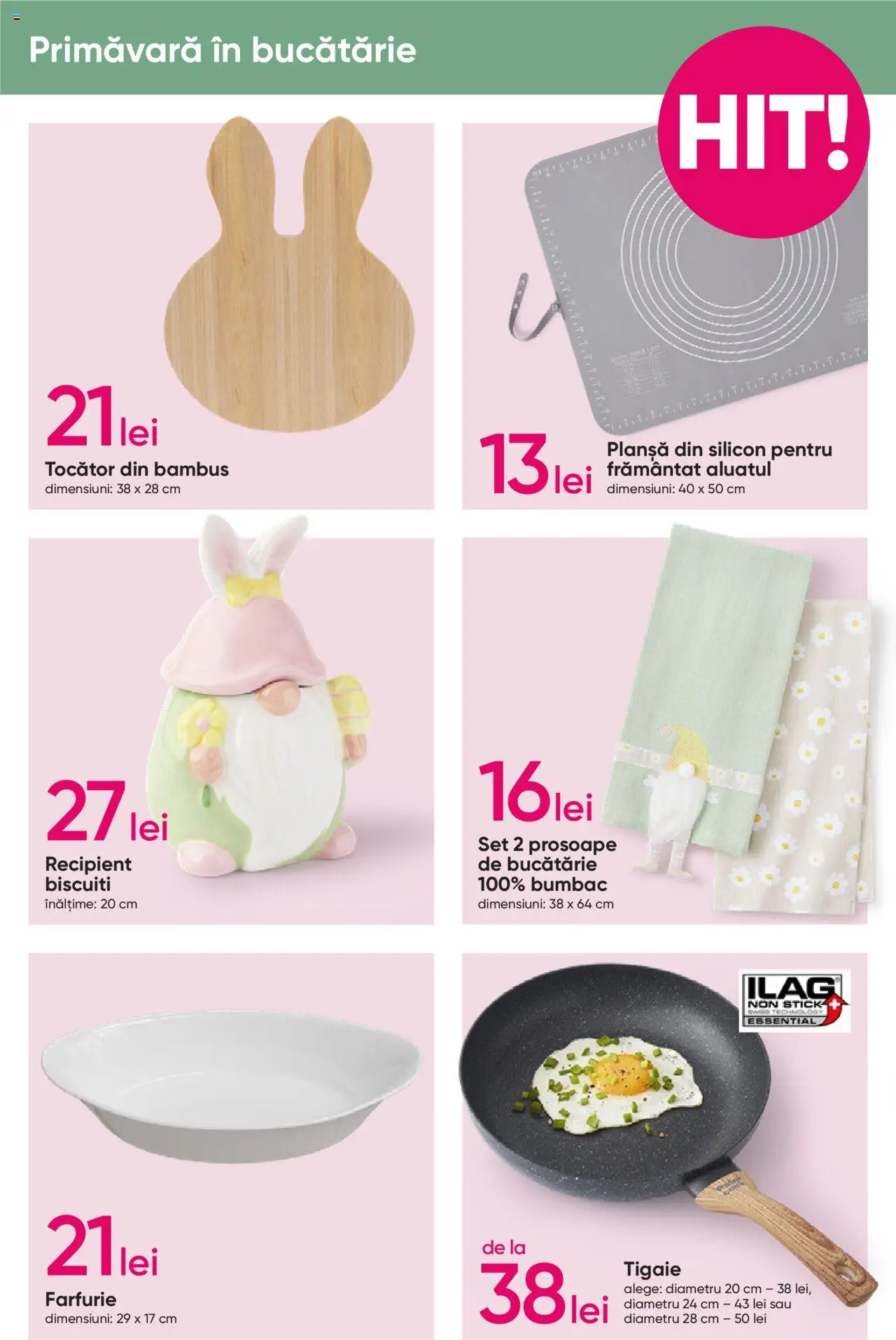 Catalog Pepco 27 Martie - 9 Aprilie 2025 | Pagina 9 | Produse: Tigaie, Bucătărie, Tocător, Biscuiți