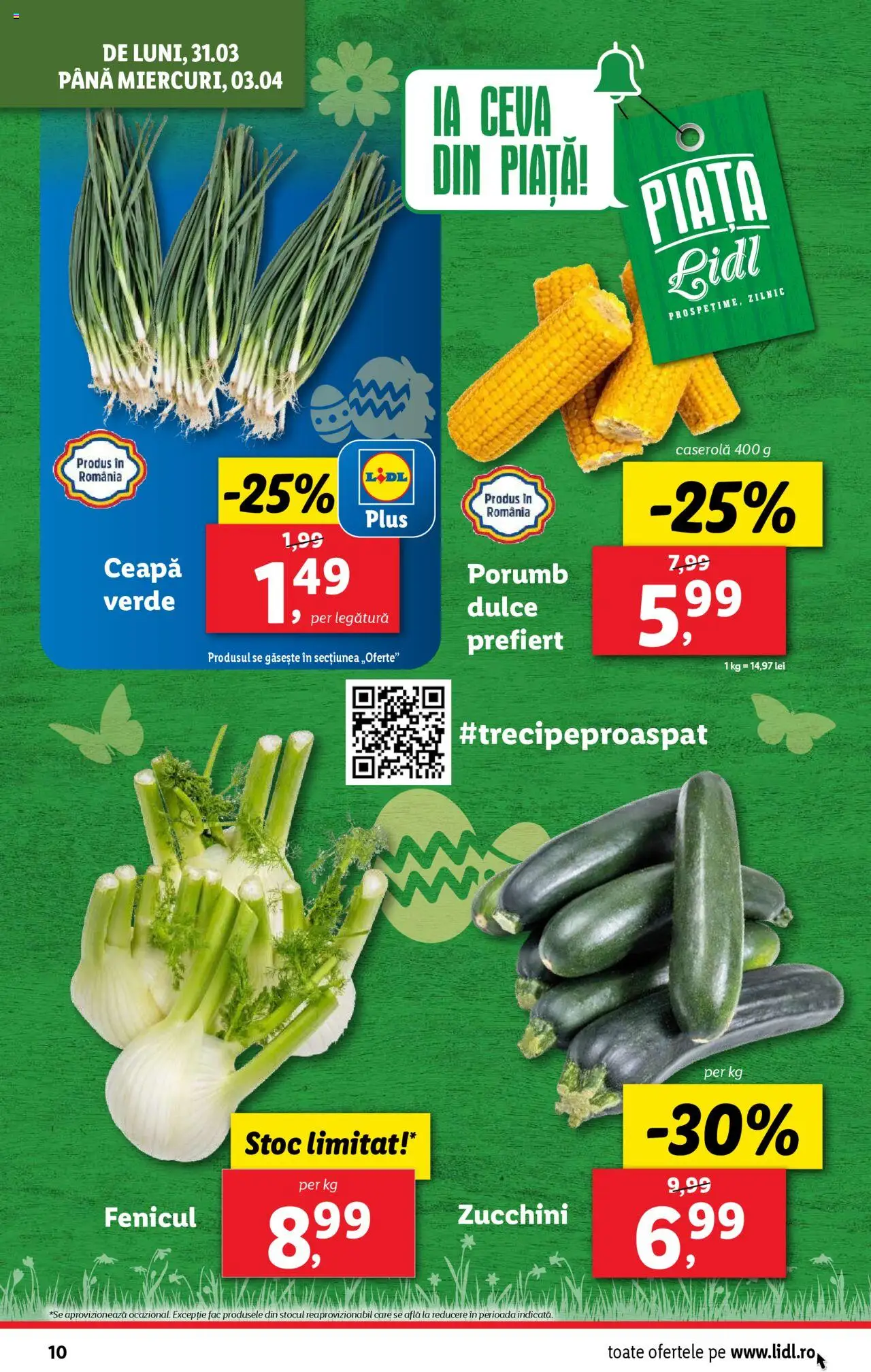 Catalog LIDL 31 Martie - 6 Aprilie 2025 | Pagina 10 | Produse: Porumb, Ceapă