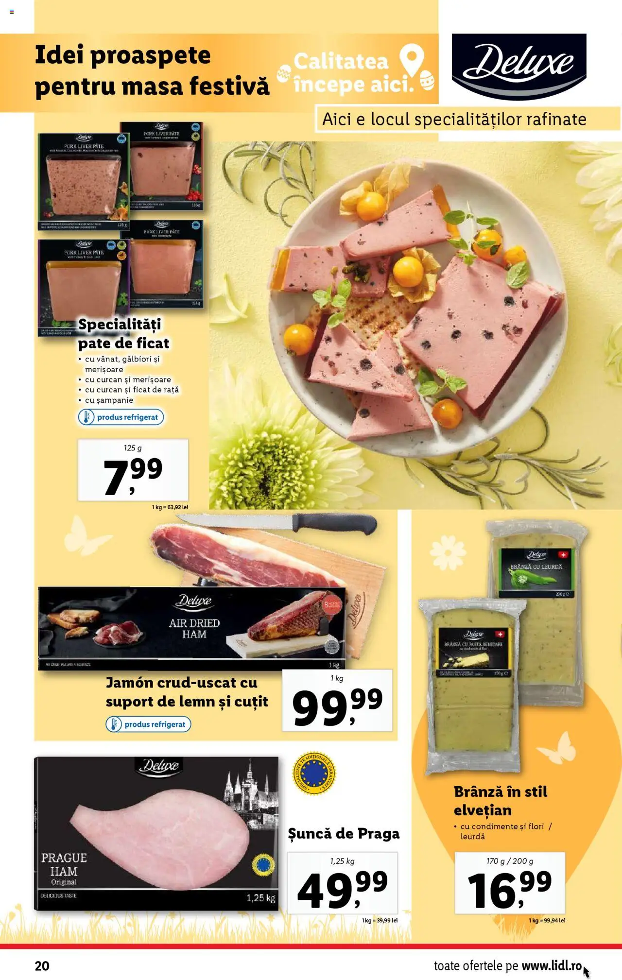Catalog LIDL 31 Martie - 6 Aprilie 2025 | Pagina 20 | Produse: Masă, Pate, Șuncă, Condimente