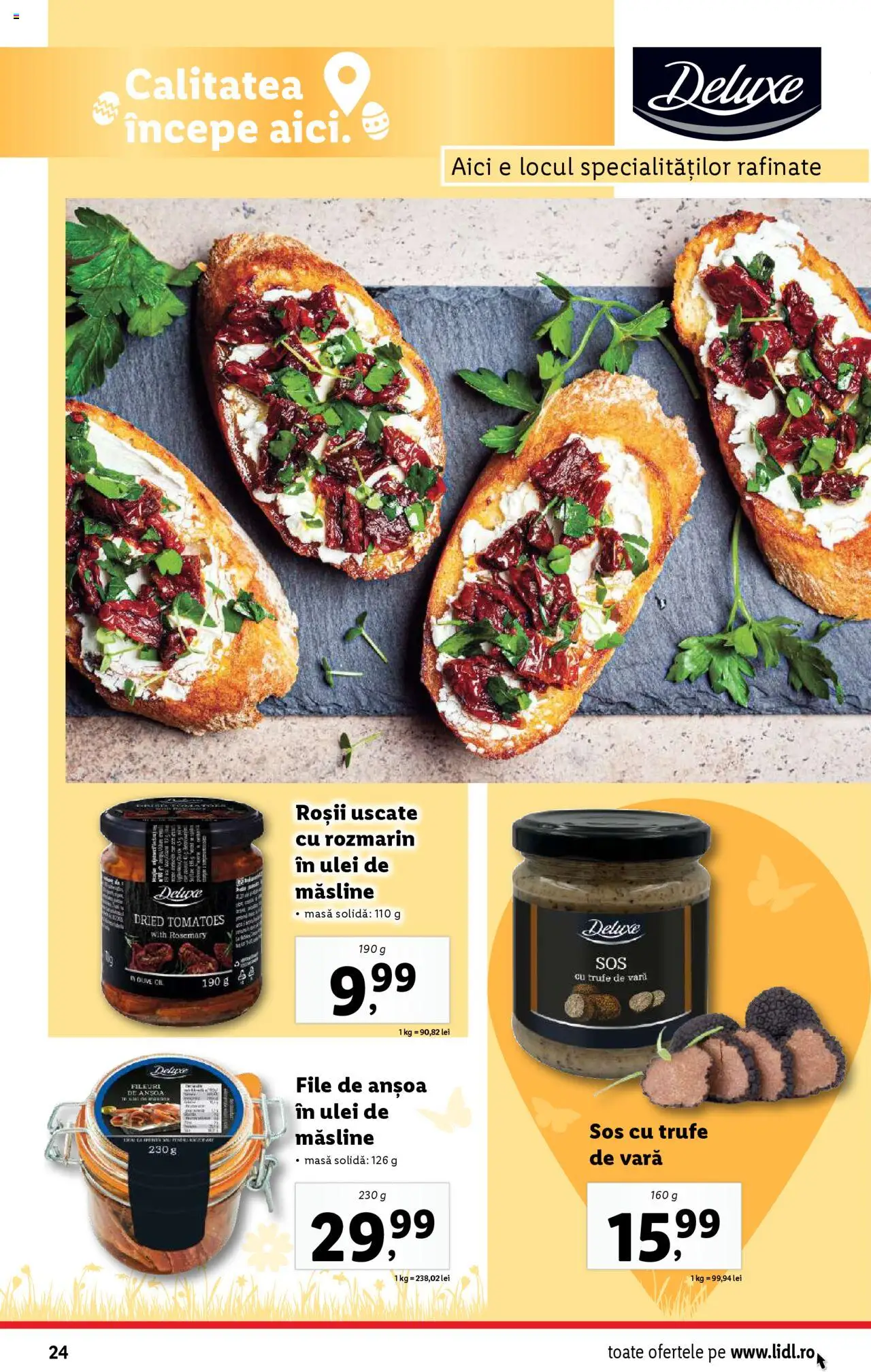 Catalog LIDL 31 Martie - 6 Aprilie 2025 | Pagina 24 | Produse: Masă, Măsline, Ulei, Sos