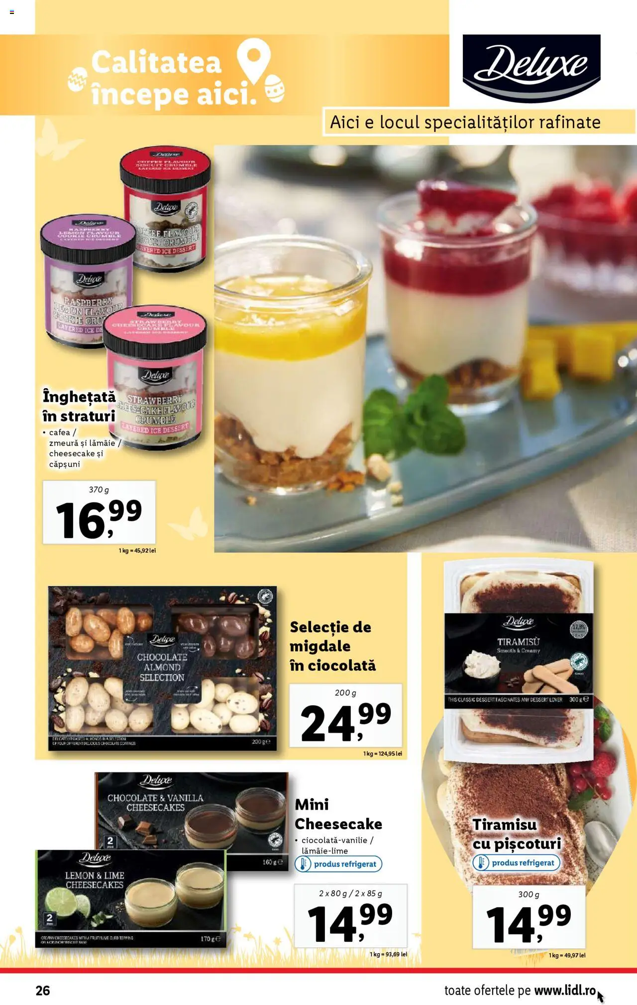 Catalog LIDL 31 Martie - 6 Aprilie 2025 | Pagina 26 | Produse: Zmeură, Ciocolată, Căpșuni, Înghețată