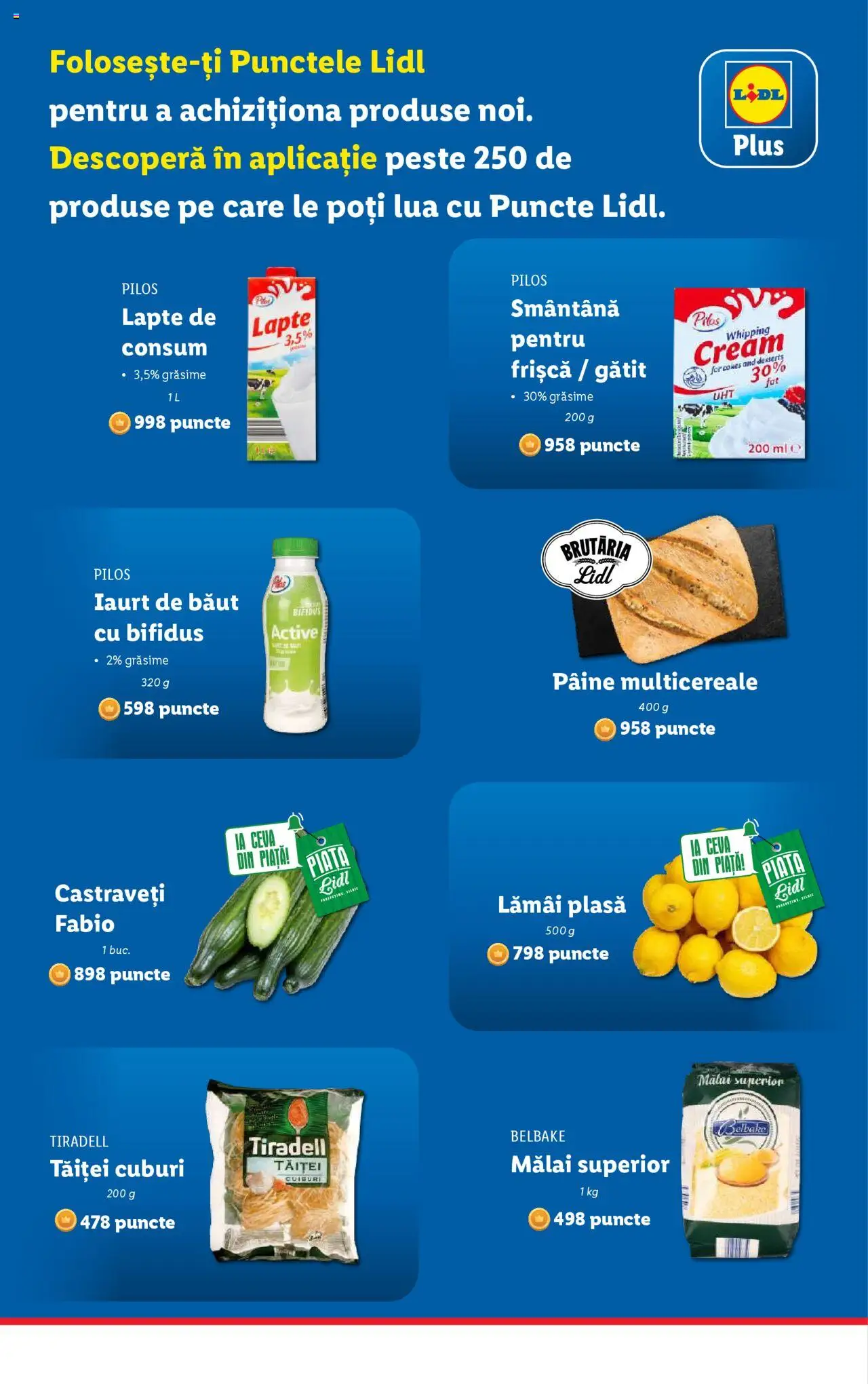 Catalog LIDL 31 Martie - 6 Aprilie 2025 | Pagina 3 | Produse: Lapte, Iaurt, Pâine, Pește