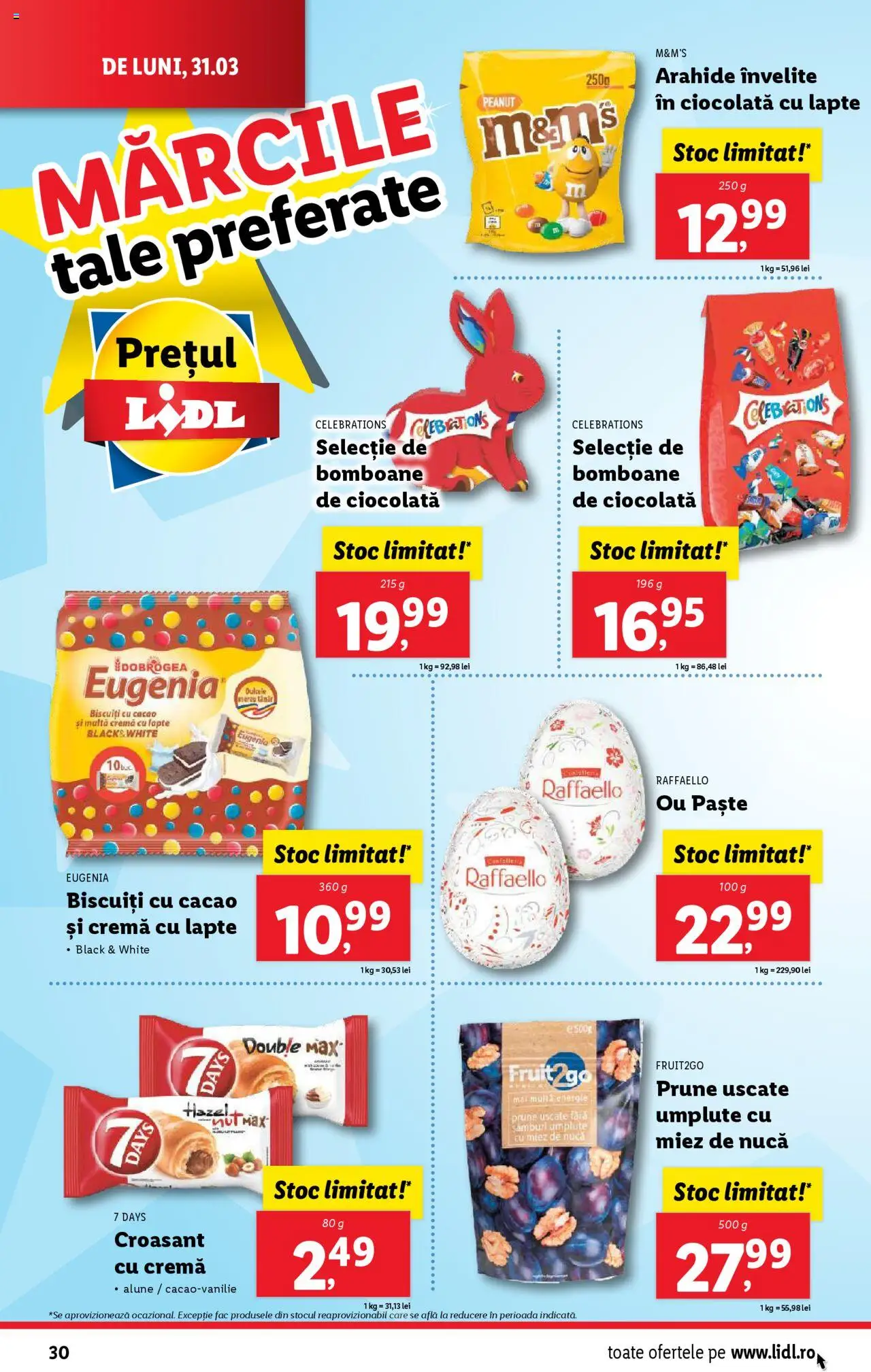 Catalog LIDL 31 Martie - 6 Aprilie 2025 | Pagina 30 | Produse: Arahide, Ciocolată, Paste, Cacao