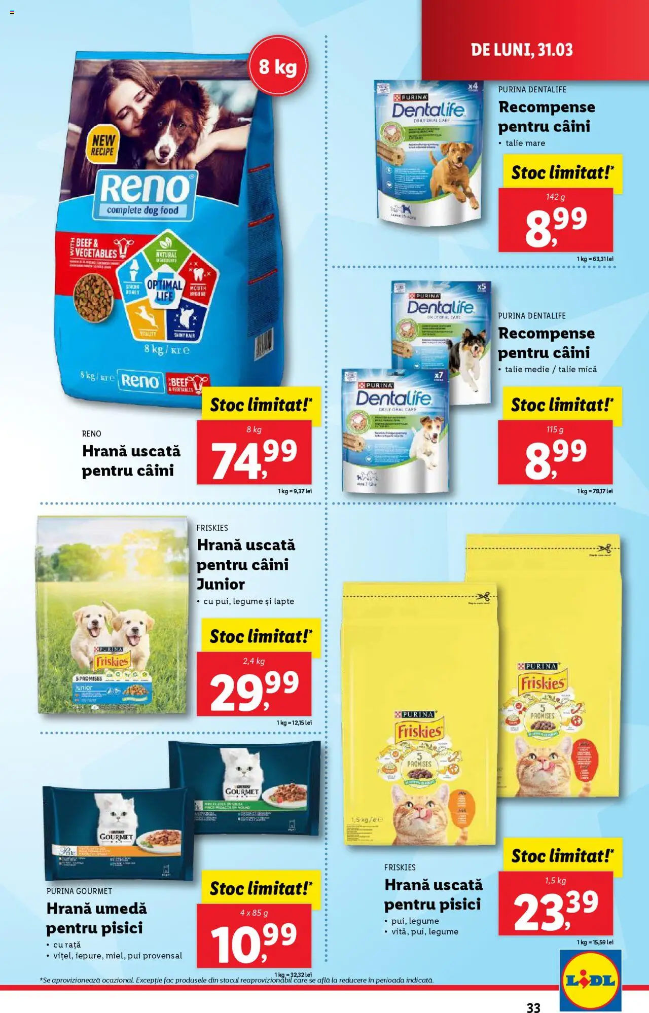 Catalog LIDL 31 Martie - 6 Aprilie 2025 | Pagina 33 | Produse: Lapte, Legume