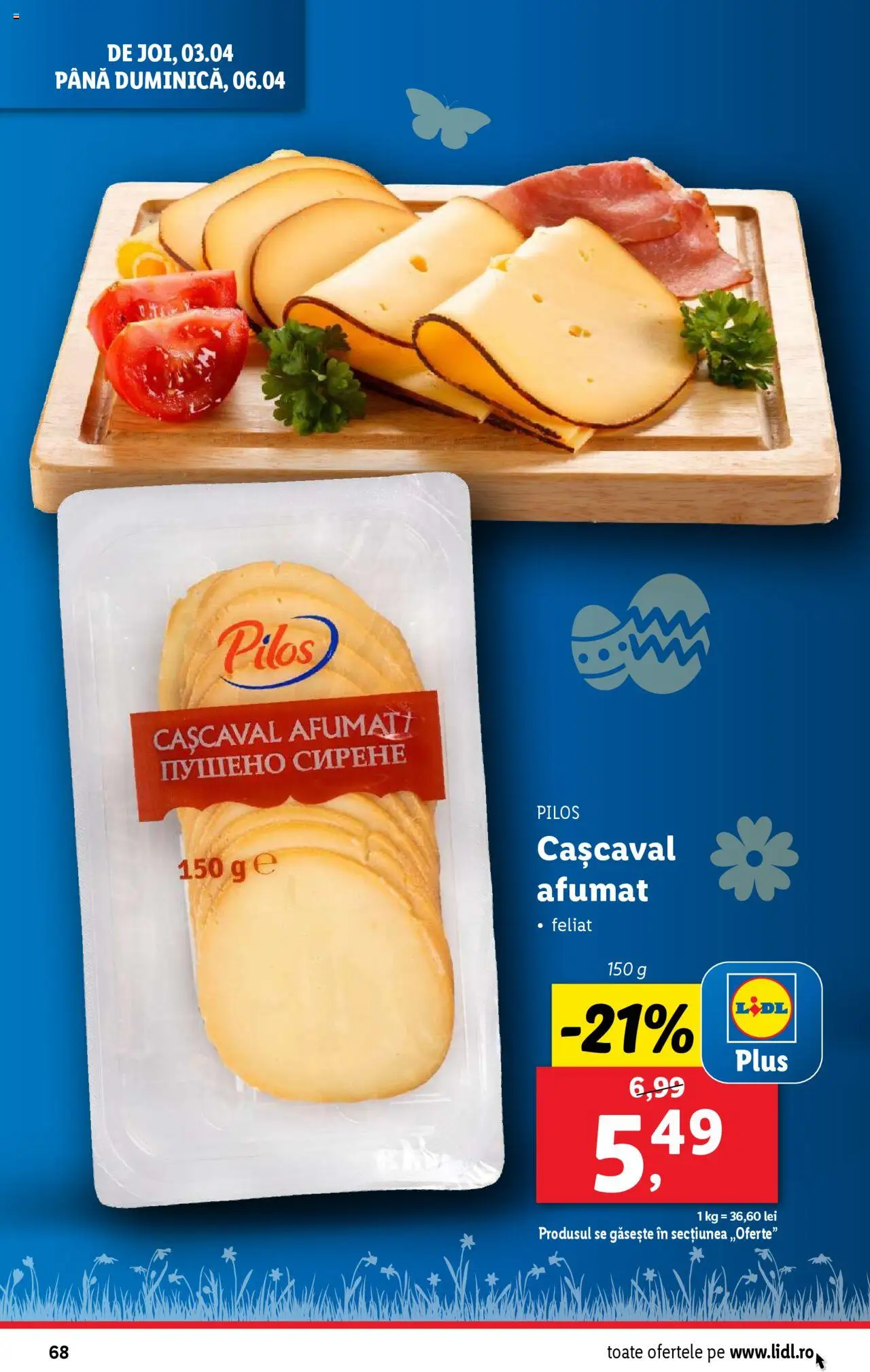 Catalog LIDL 31 Martie - 6 Aprilie 2025 | Pagina 68 | Produse: Toplar, Cașcaval