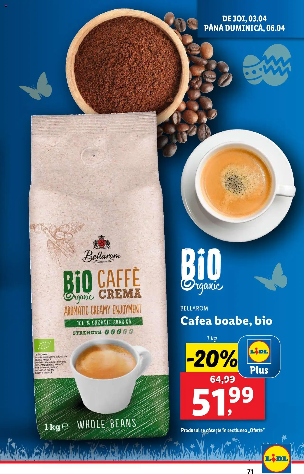 Catalog LIDL 31 Martie - 6 Aprilie 2025 | Pagina 71 | Produse: Şerit ödül, Cremă, Cafea