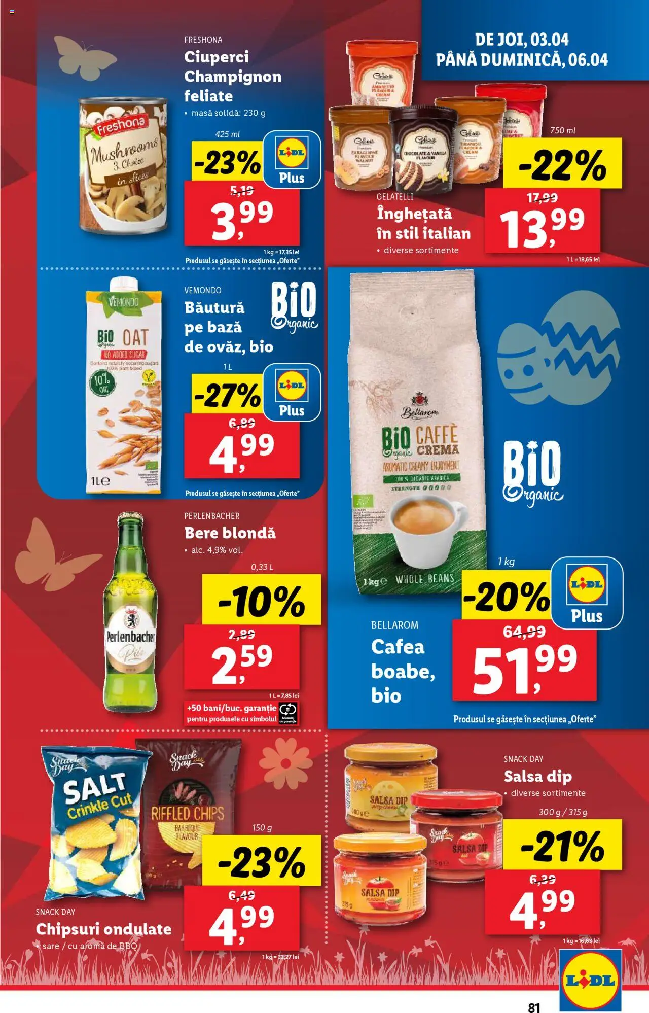 Catalog LIDL 31 Martie - 6 Aprilie 2025 | Pagina 81 | Produse: Şerit ödül, Çarşaf, Masă, Bere
