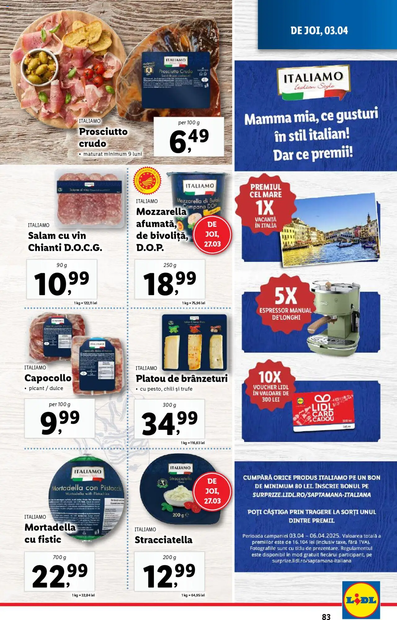 Catalog LIDL 31 Martie - 6 Aprilie 2025 | Pagina 83 | Produse: Delgeç, Vin, Fistic, Kanca