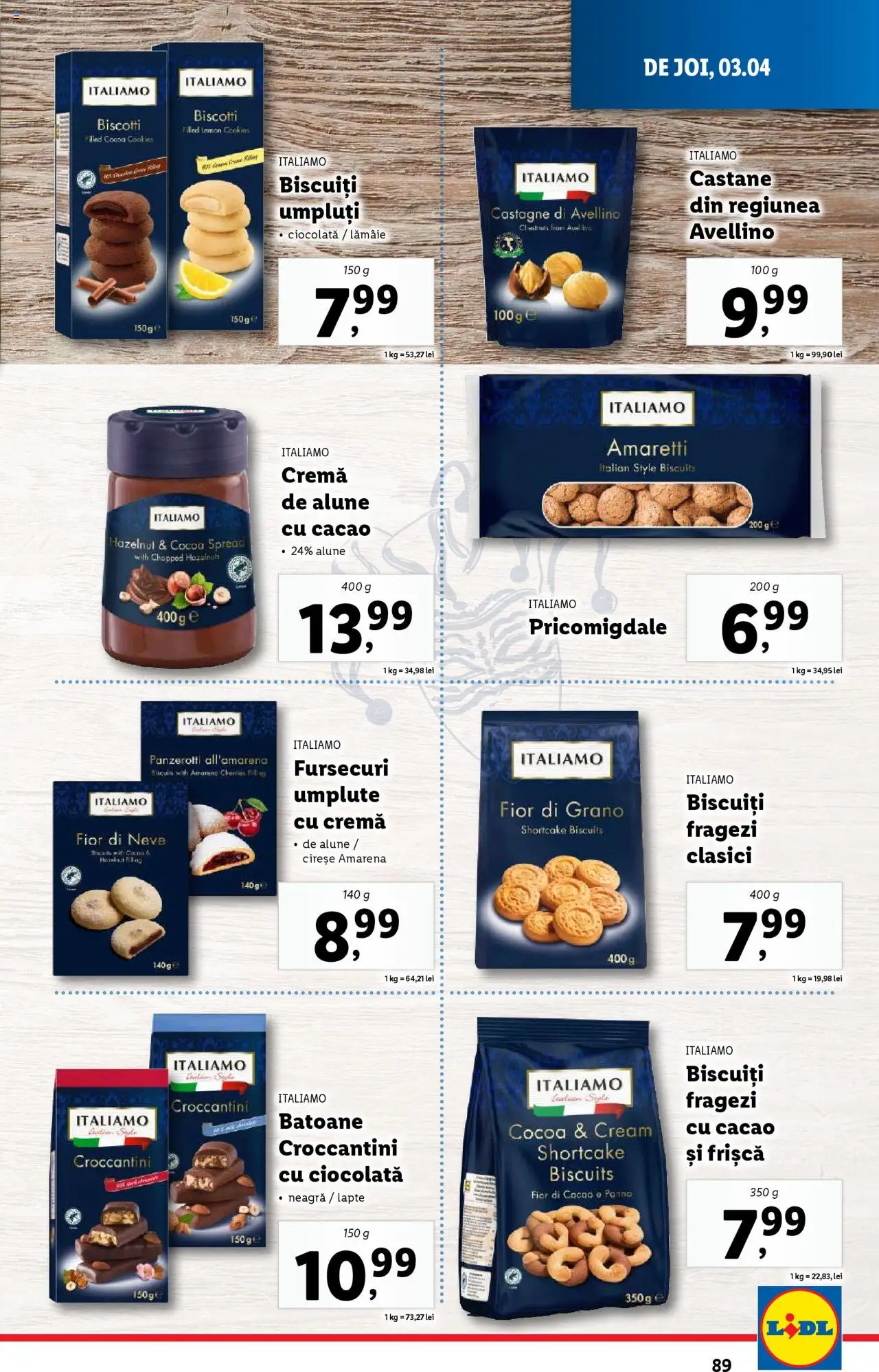 Catalog LIDL 31 Martie - 6 Aprilie 2025 | Pagina 89 | Produse: Delgeç, Alune, Ciocolată, Cacao