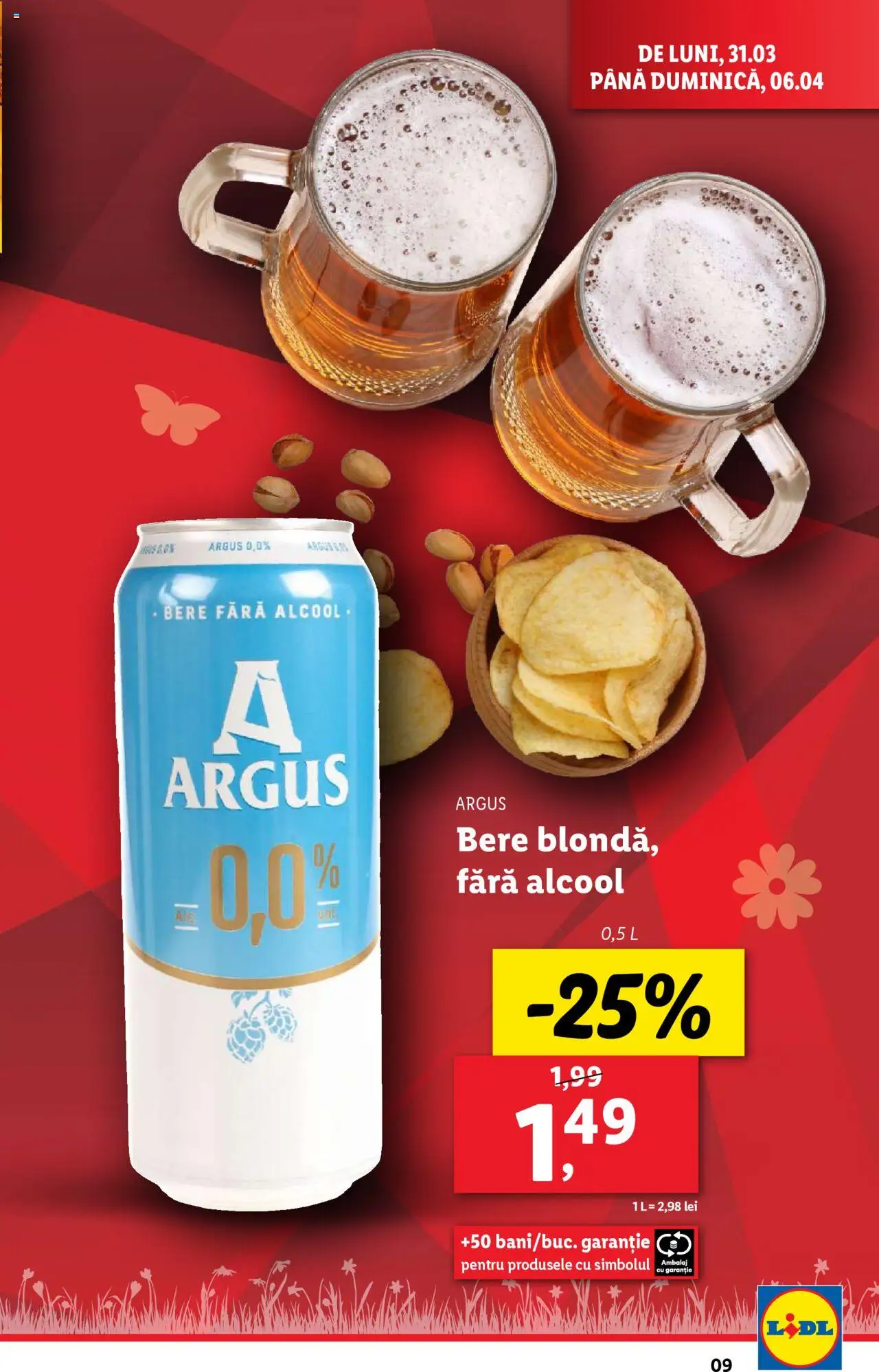 Catalog LIDL 31 Martie - 6 Aprilie 2025 | Pagina 9 | Produse: Bere