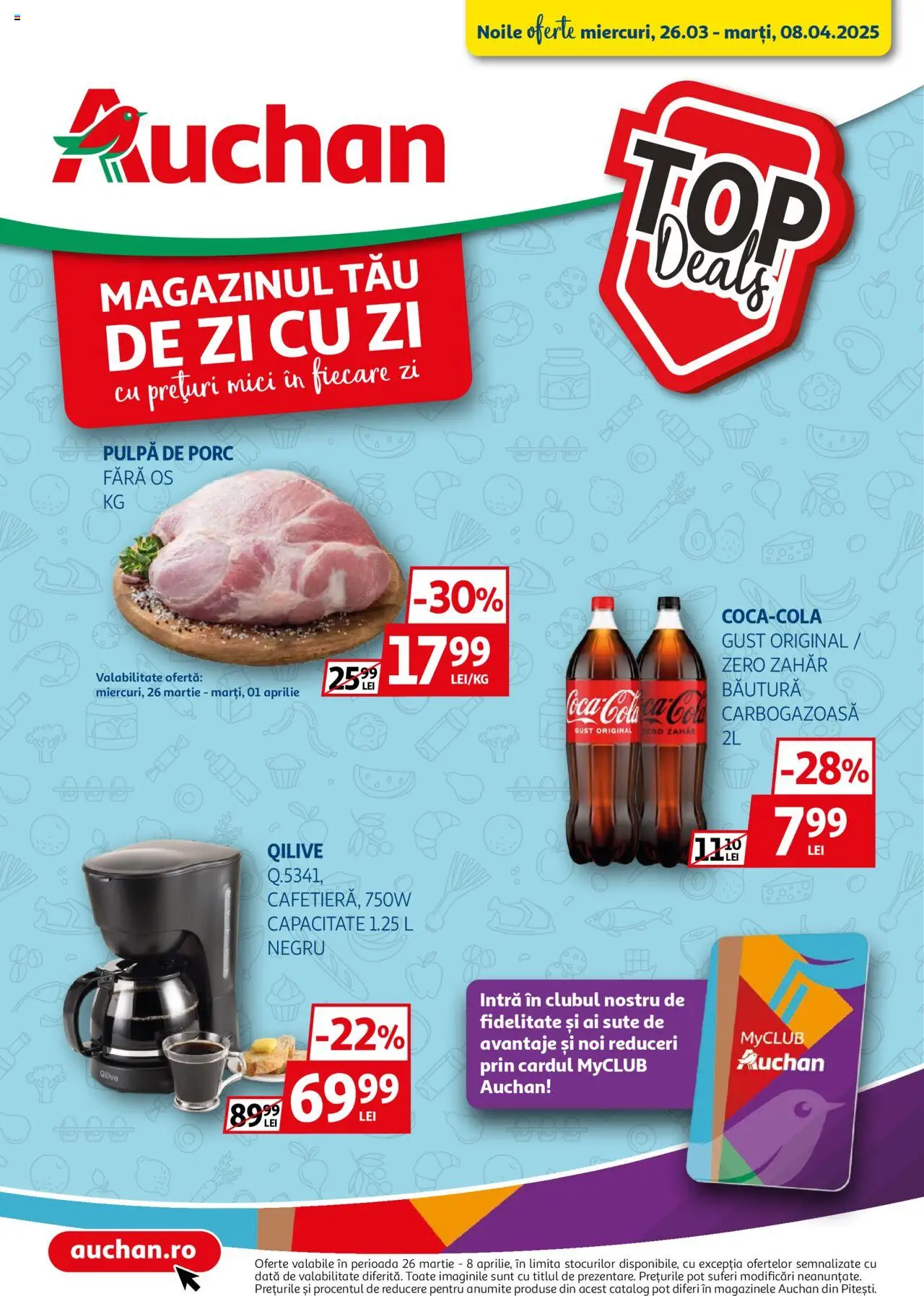 Catalog Auchan 26 Martie - 8 Aprilie 2025 | Pagina 1 | Produse: Mici, Zahăr