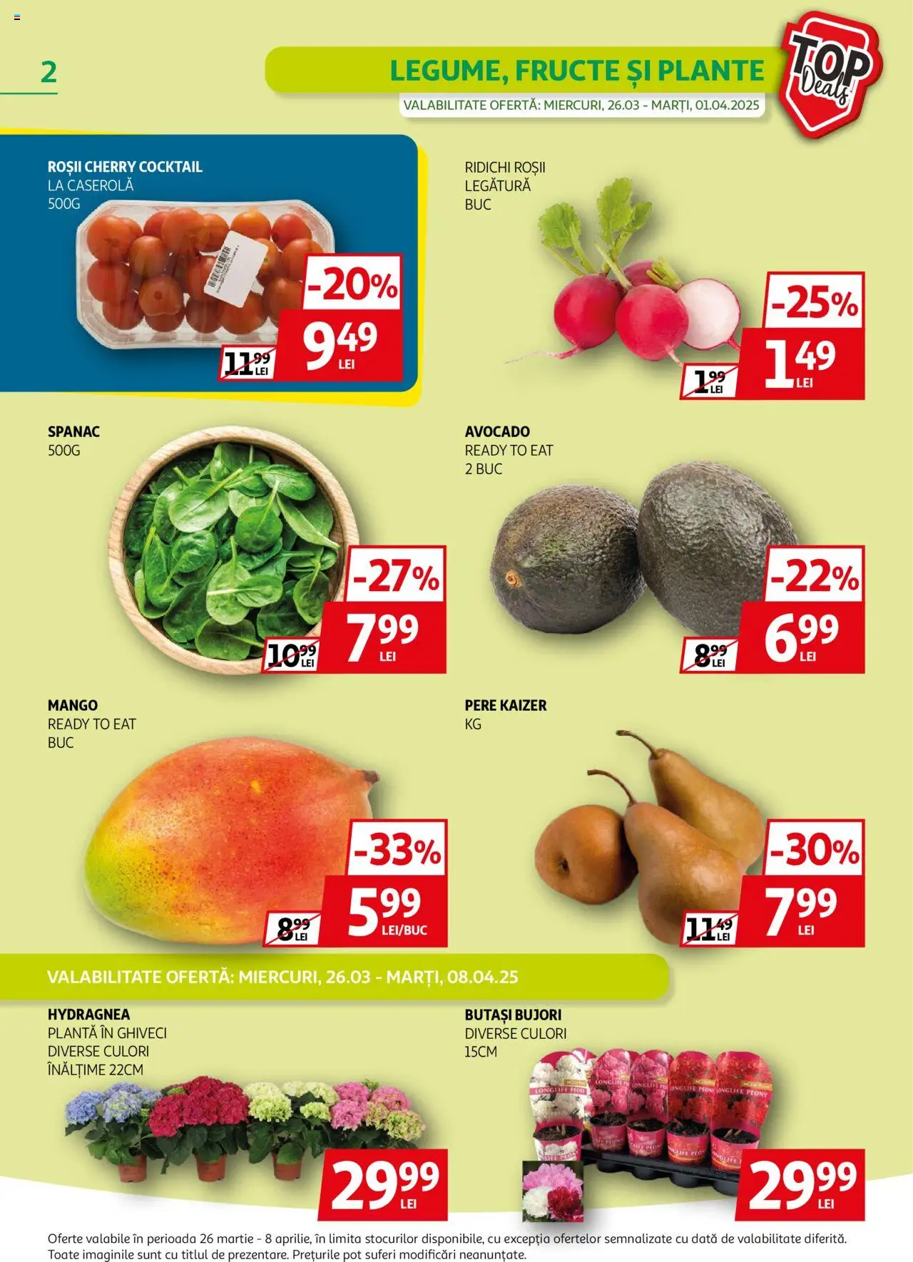 Catalog Auchan 26 Martie - 8 Aprilie 2025 | Pagina 2 | Produse: Ghiveci, Avocado, Fructe, Mango