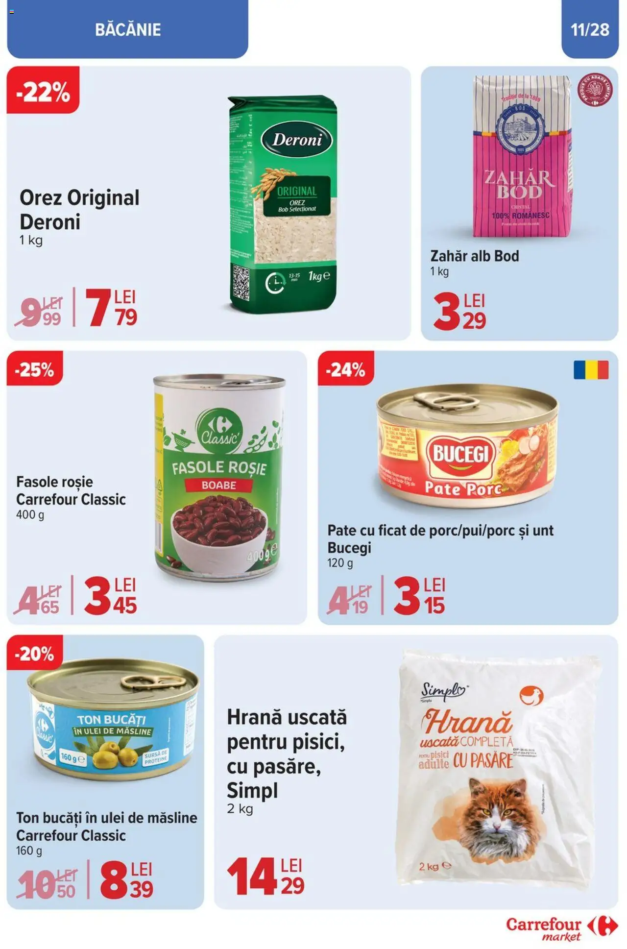 Catalog Carrefour 26 Martie - 1 Aprilie 2025 | Pagina 11 | Produse: Pate, Măsline, Orez, Zahăr