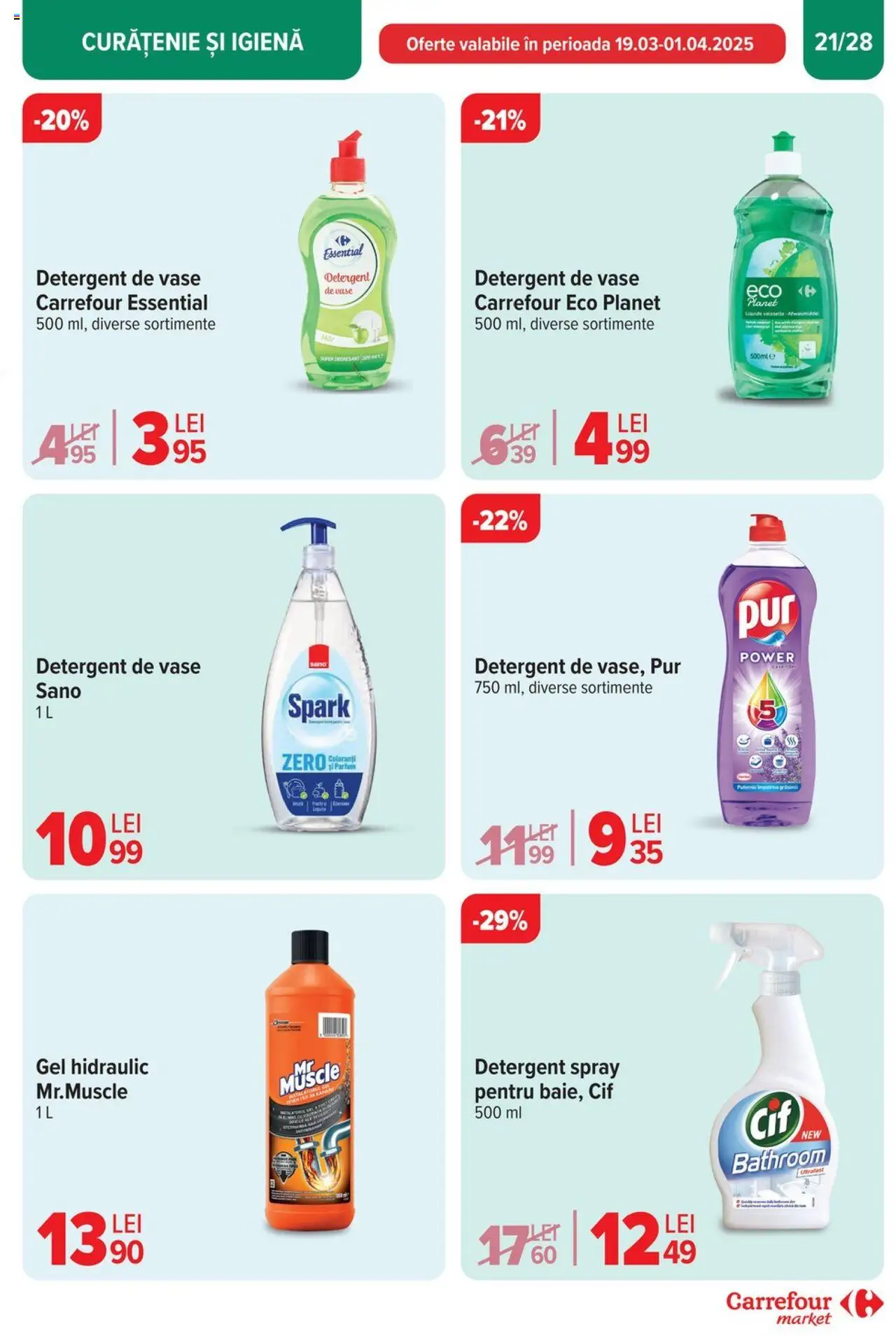 Catalog Carrefour 26 Martie - 1 Aprilie 2025 | Pagina 21 | Produse: Detergent de vase, Detergent