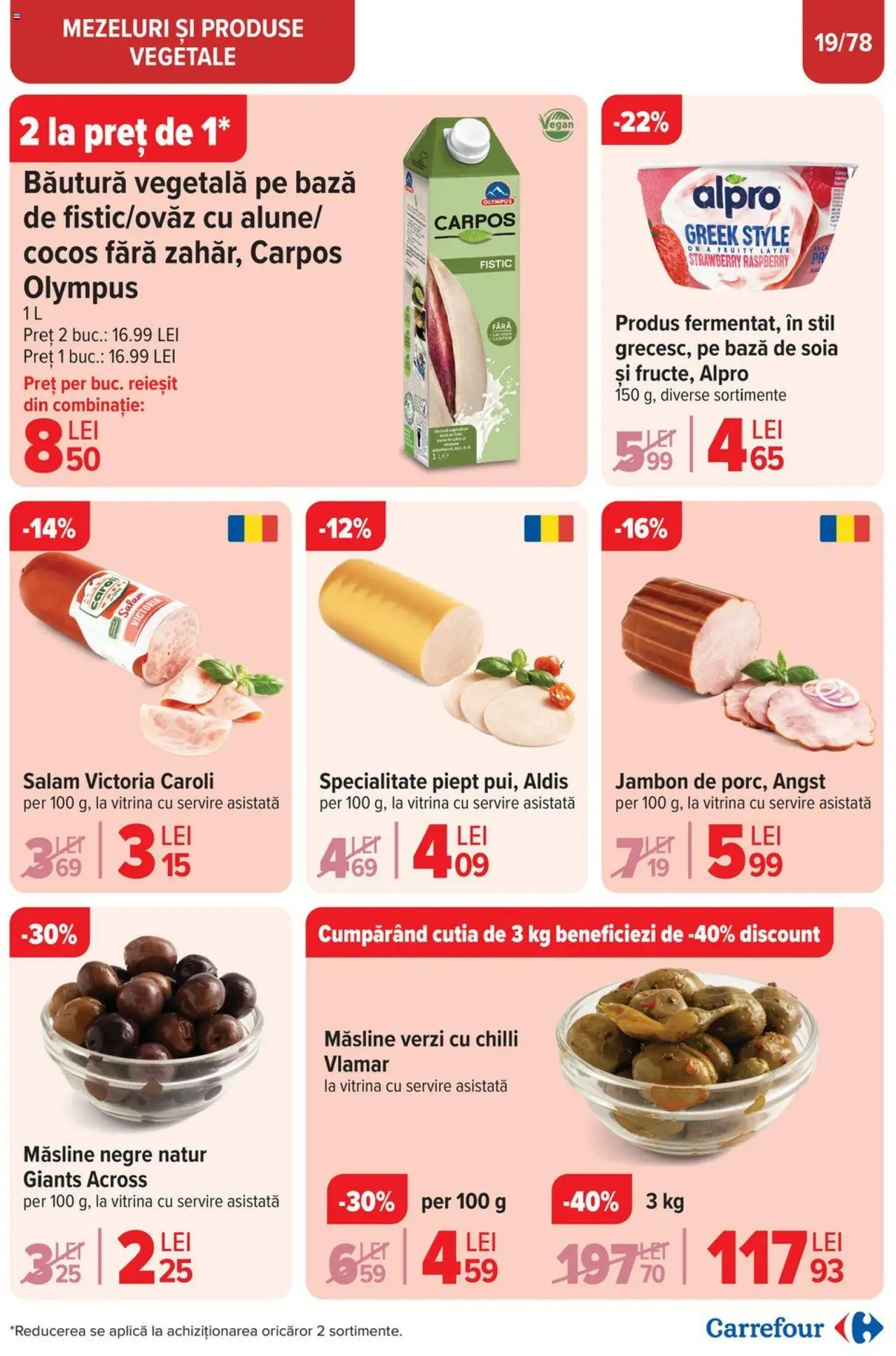 Catalog Carrefour 26 Martie - 1 Aprilie 2025 | Pagina 20 | Produse: Delgeç, Chilli, Hijyenik ped, Măsline