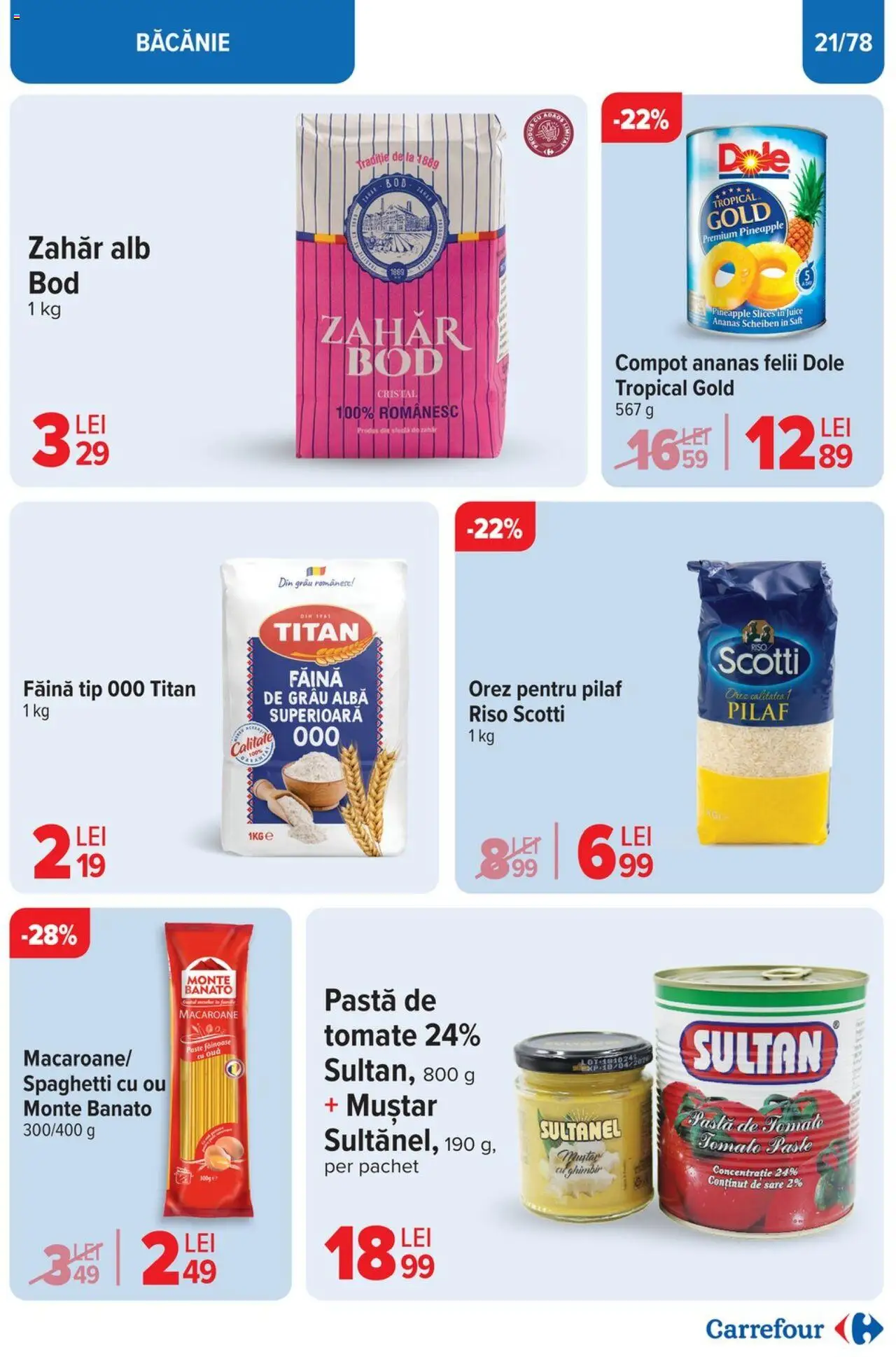 Catalog Carrefour 26 Martie - 1 Aprilie 2025 | Pagina 22 | Produse: Ouă, Ananas, Muștar, Paste