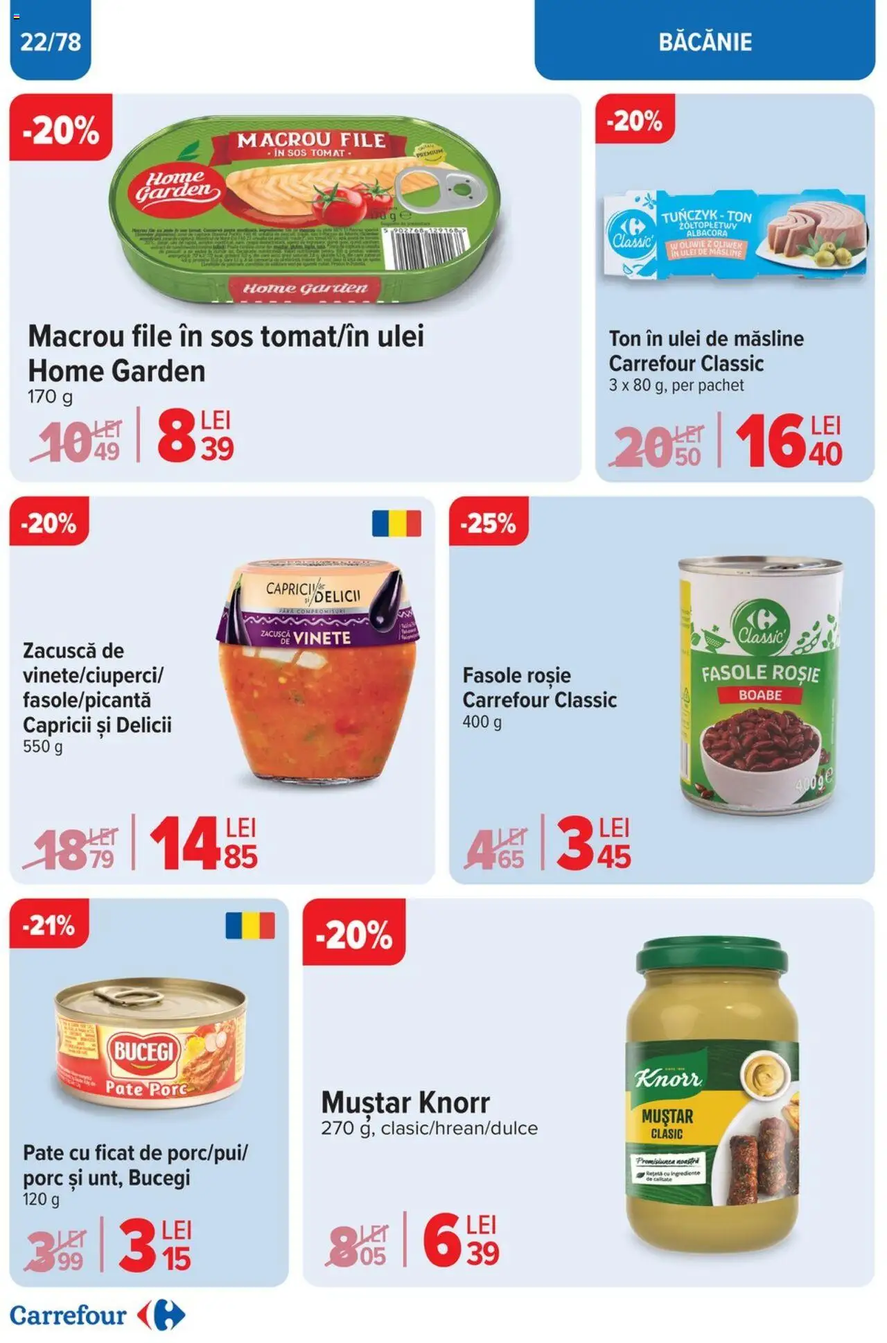 Catalog Carrefour 26 Martie - 1 Aprilie 2025 | Pagina 23 | Produse: Pate, Ulei, Muștar, Zacuscă