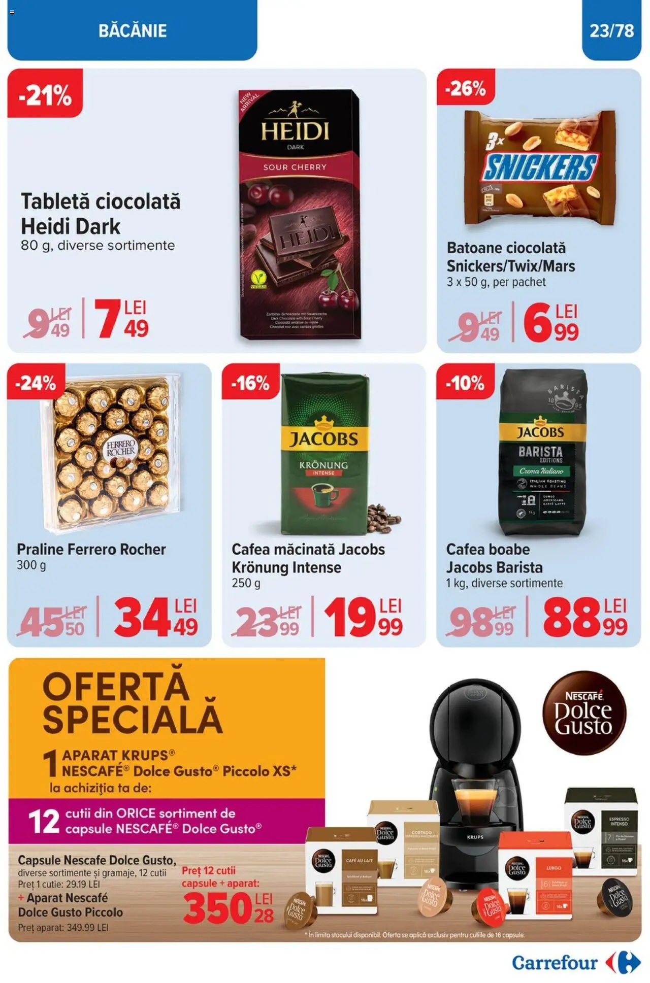 Catalog Carrefour 26 Martie - 1 Aprilie 2025 | Pagina 24 | Produse: Cutie, Praline, Köpek çiti, Soda